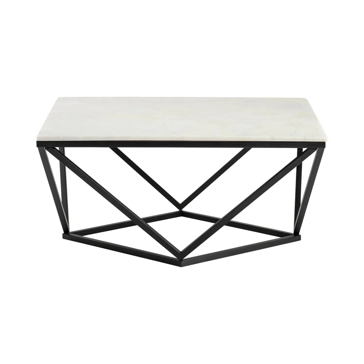 Somerset Geometric Marble Cocktail or Coffee Table