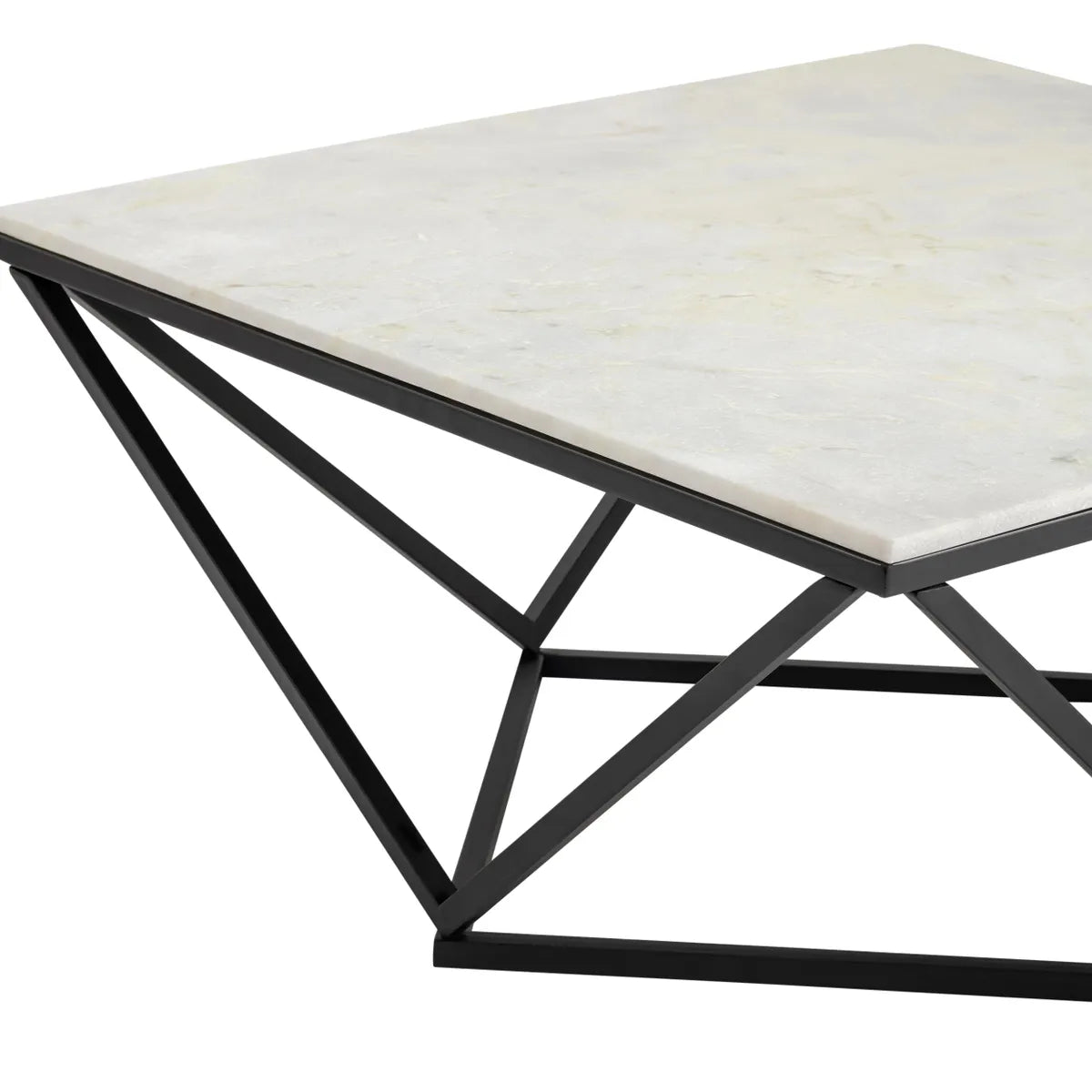 Somerset Geometric Marble Cocktail or Coffee Table