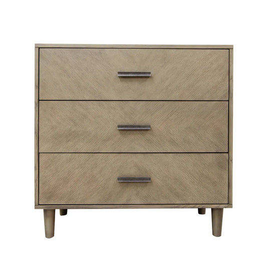 Boothbay Painted Brown Nightstands (2-Pack), Ash Veneer, Wood, Transitional, tapered legs, solid wood craftsmanship