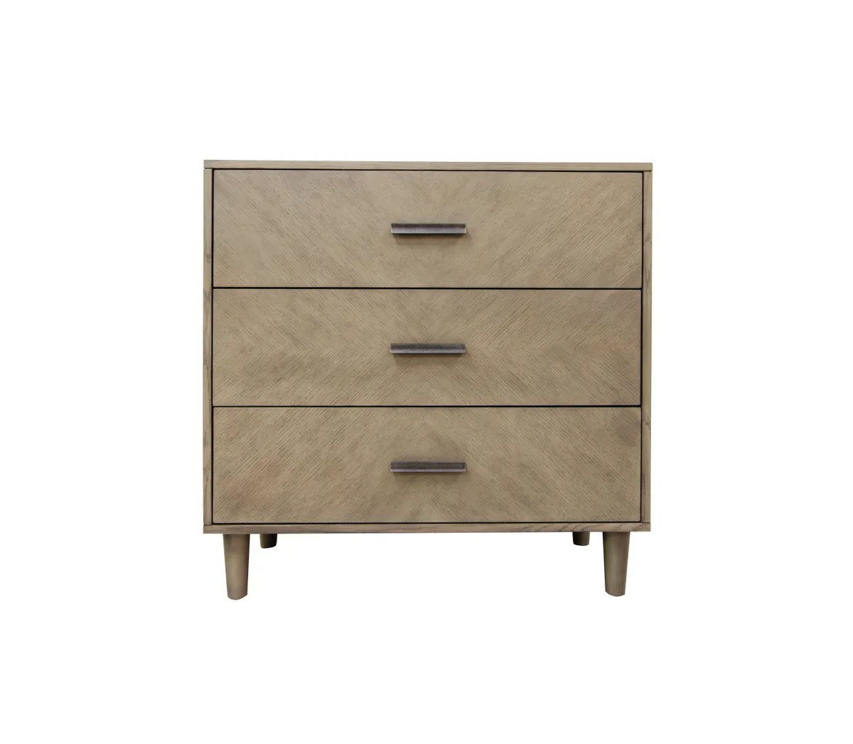 Boothbay Painted Brown Nightstands (2-Pack), Ash Veneer, Wood, Transitional, tapered legs, solid wood craftsmanship