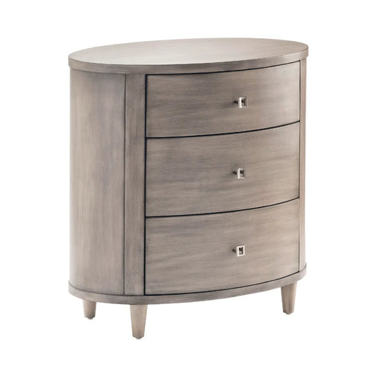 Monhegan Painted Grey Nightstands (2-Pack), Wood, Transitional, tapered legs, solid wood craftsmanship