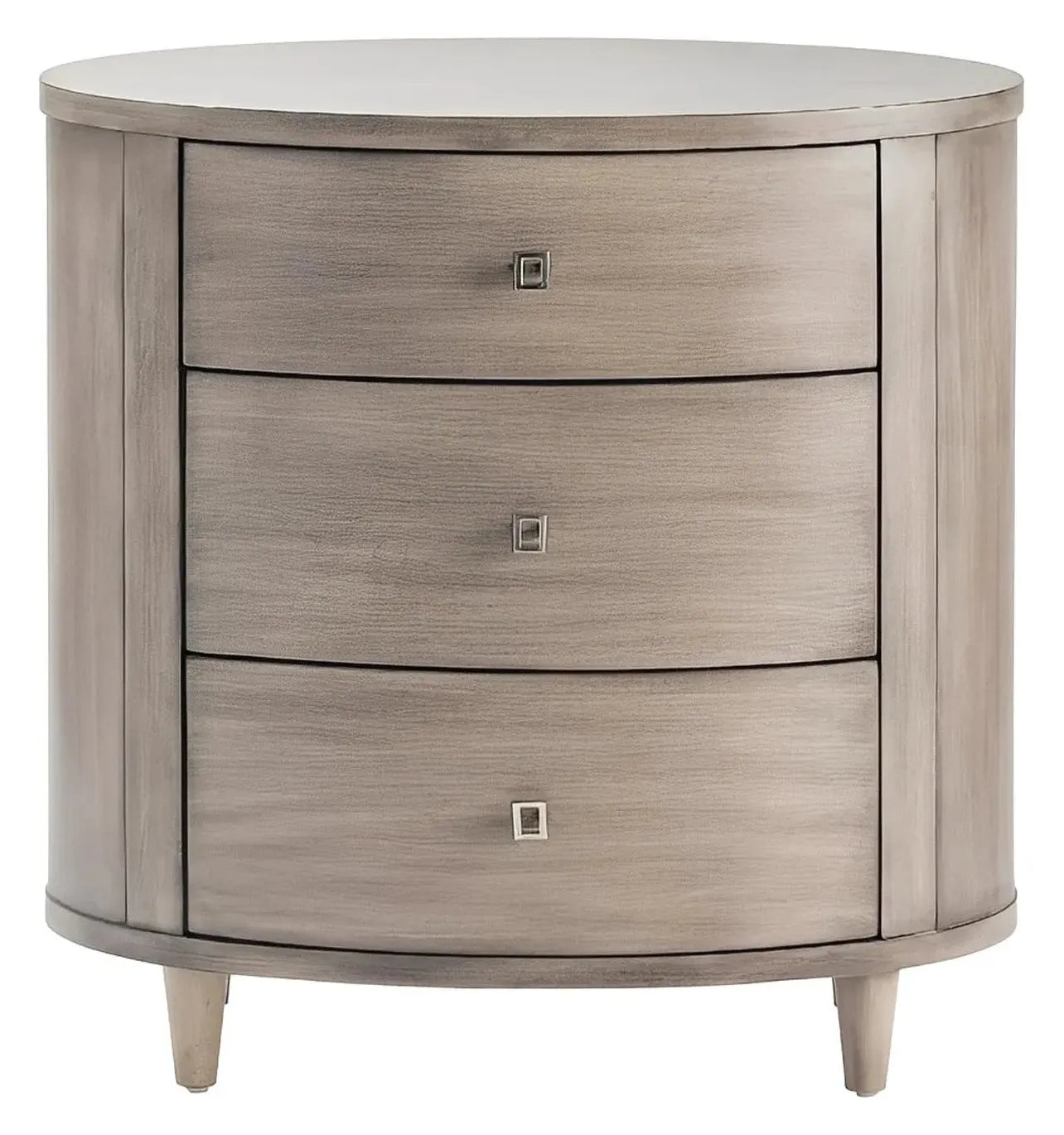 Monhegan Painted Grey Nightstands (2-Pack), Wood, Transitional, tapered legs, solid wood craftsmanship