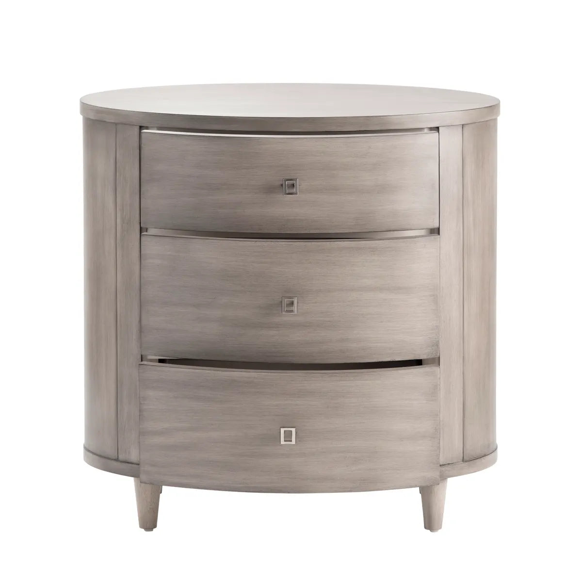 Monhegan Painted Grey Nightstands (2-Pack), Wood, Transitional, tapered legs, solid wood craftsmanship