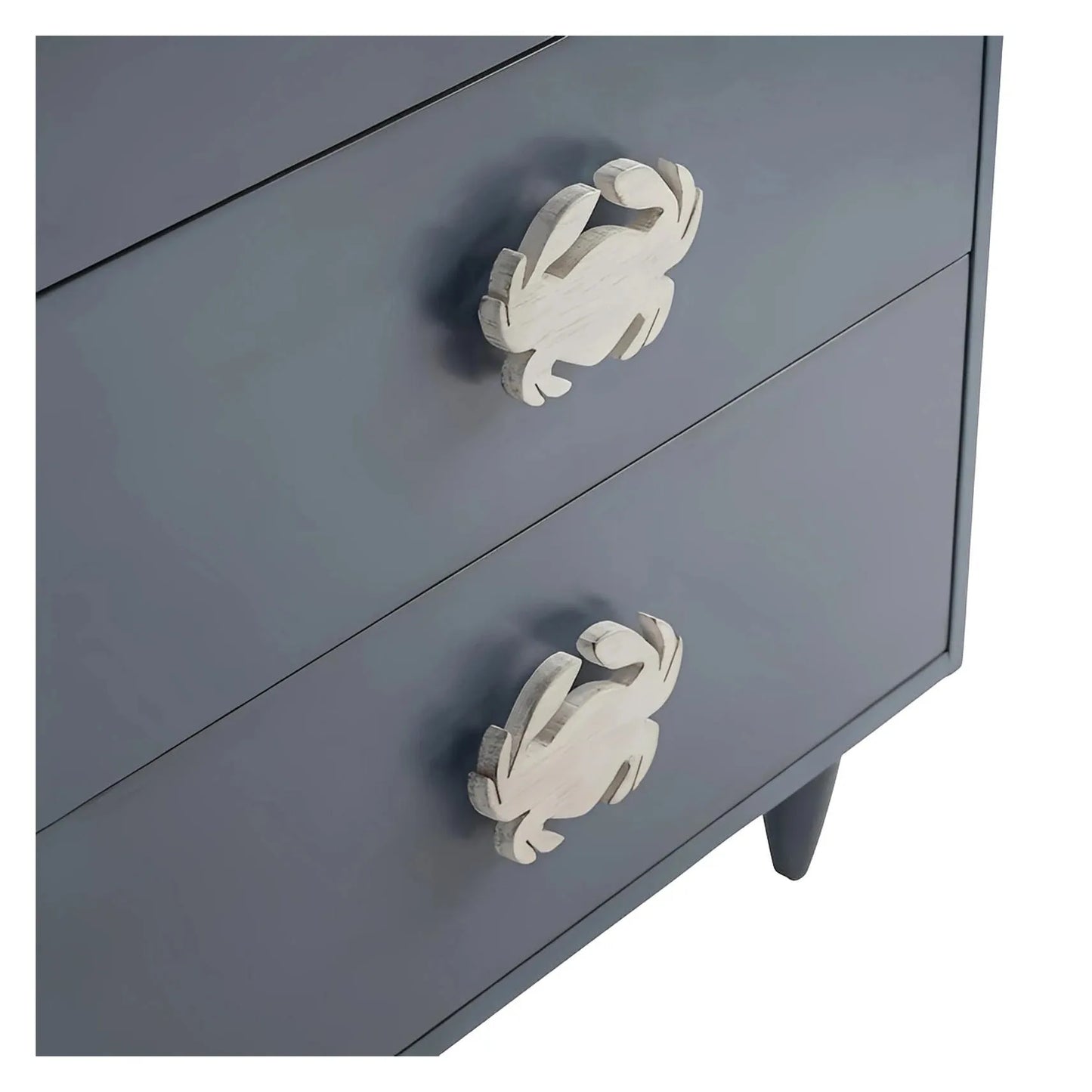 Lancaster Painted Blue Nightstands (2-Pack), Mdf, Wood, Coastal, solid wood craftsmanship, durable construction