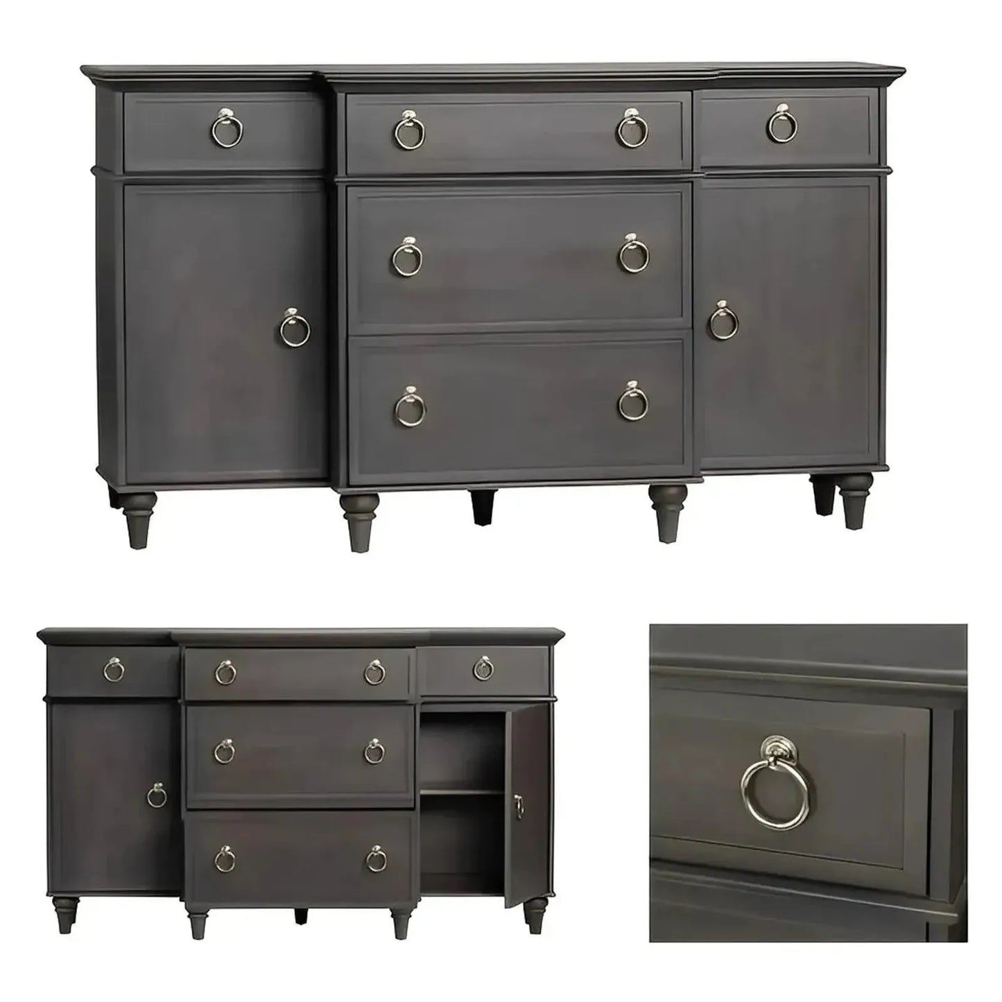 Clearbrook Credenza | 64 x 17 x 37 (in)