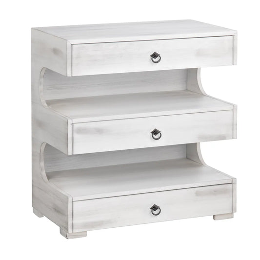 Bar Harbor Painted Grey Nightstands (2-Pack), Mdf, Wood, Transitional, tapered legs, solid wood craftsmanship