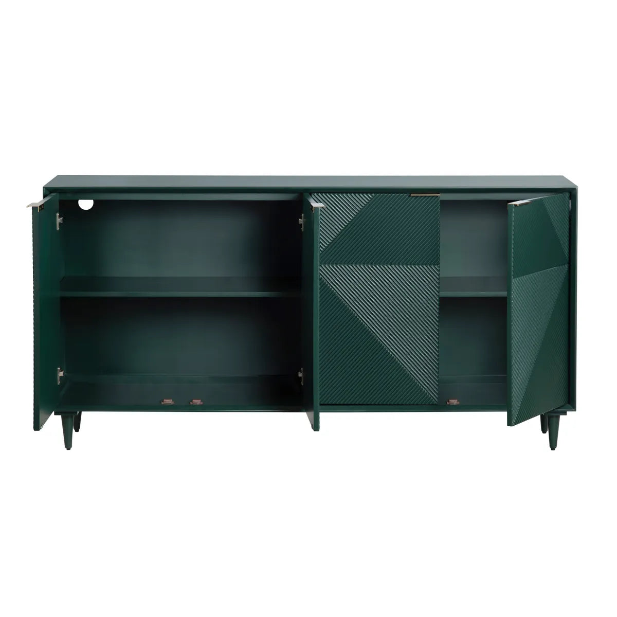 Vanderly Four Door Sideboard - Green - Transitional