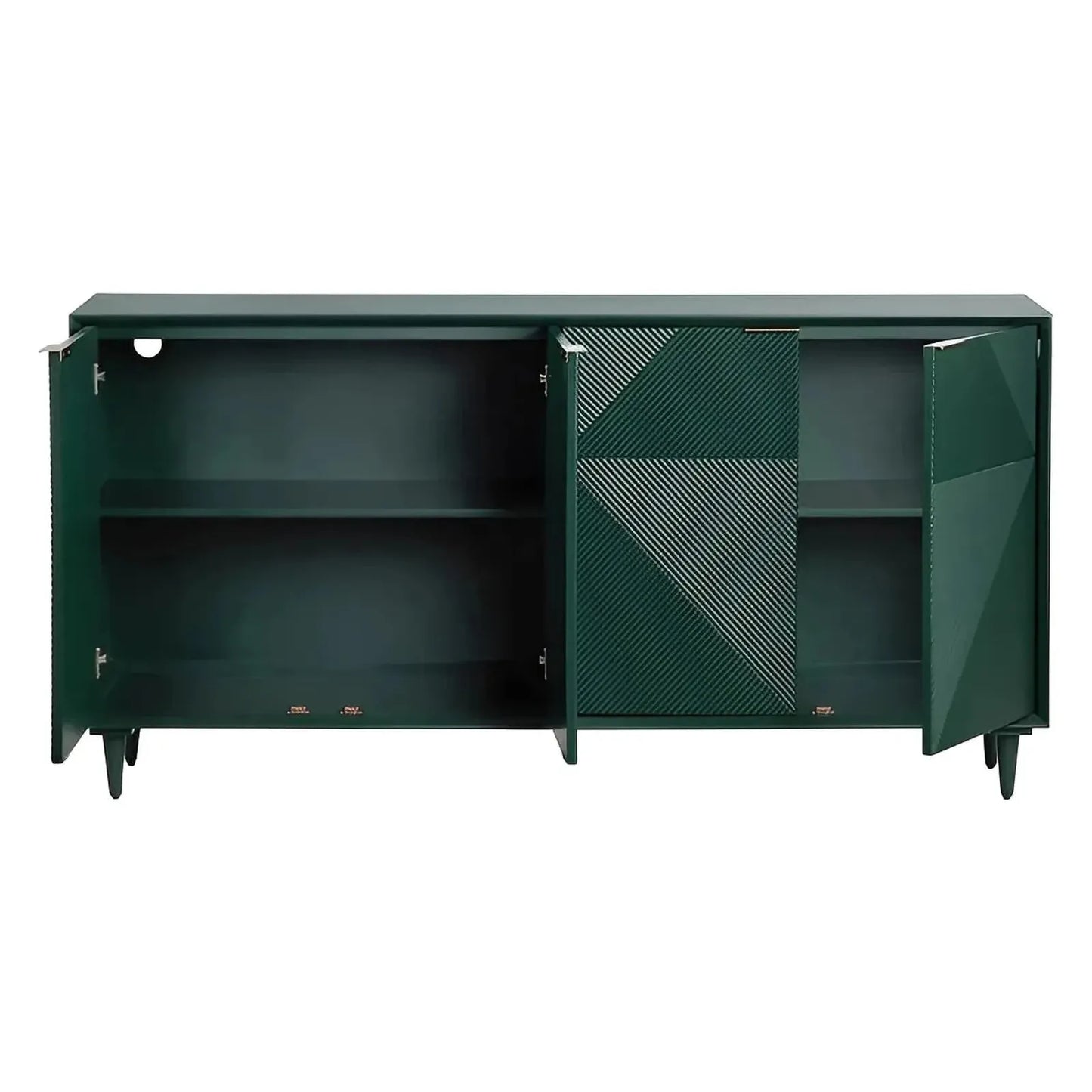 Vanderly Four Door Sideboard - Green - Transitional