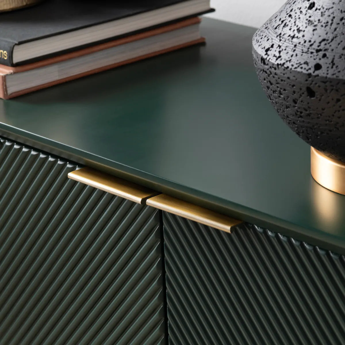 Vanderly Four Door Sideboard - Green - Transitional