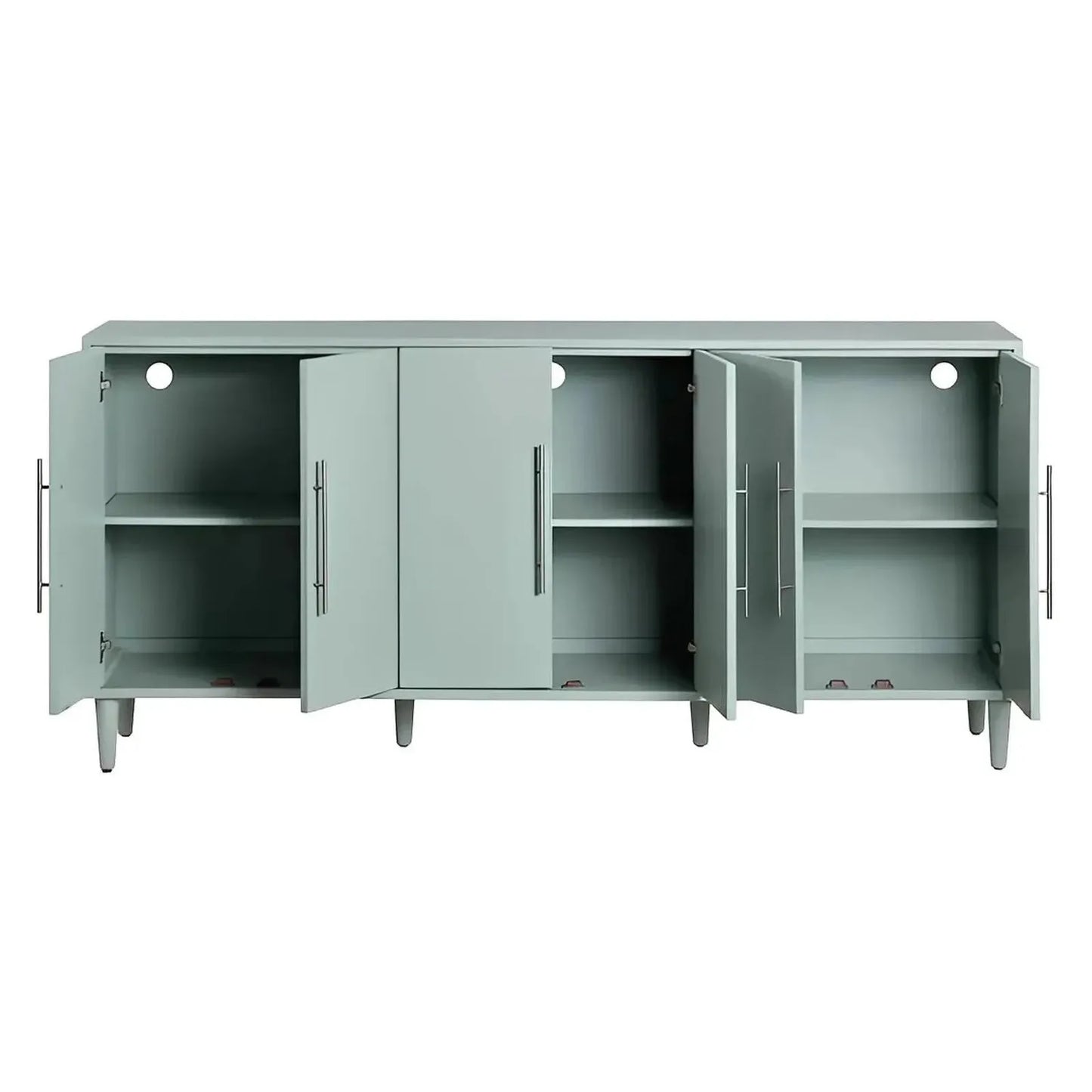 Wickham Six Door Sideboard - Blue - Transitional