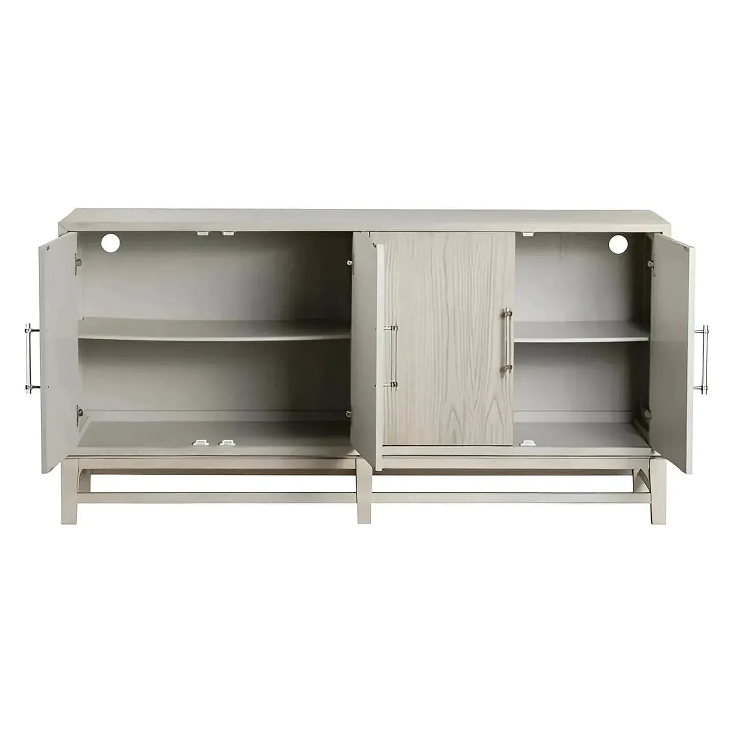 Woodcrest 4 Door Sideboard, Buffet, or Credenza | 68 x 17 x 34 (in)