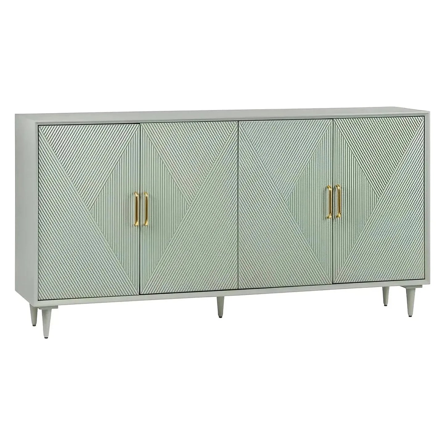 Sherbourne Four-door Sideboard, Buffet, or Credenza (sage Green) | 72 x 16 x 37 (in)