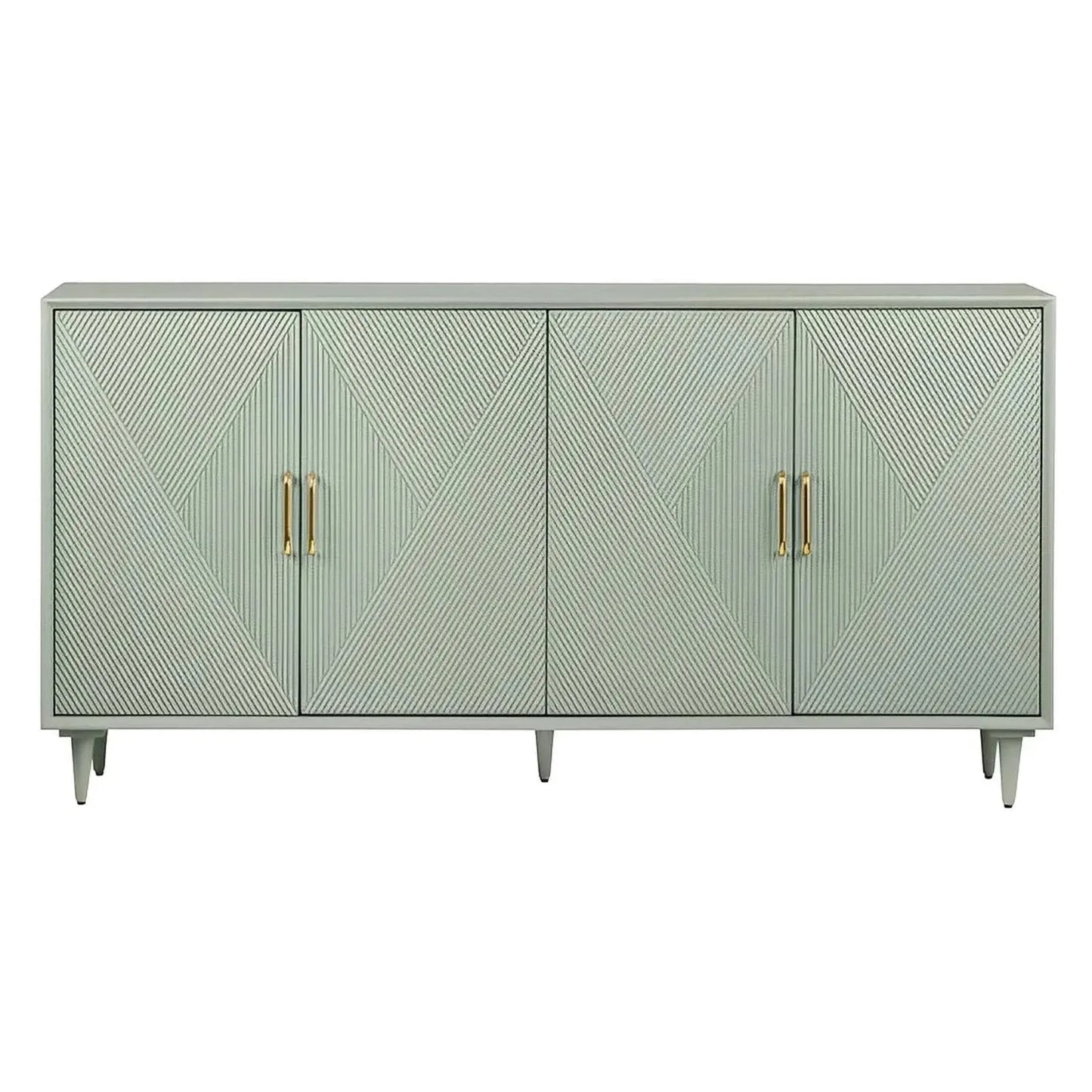 Sherbourne Four-door Sideboard, Buffet, or Credenza (sage Green) | 72 x 16 x 37 (in)