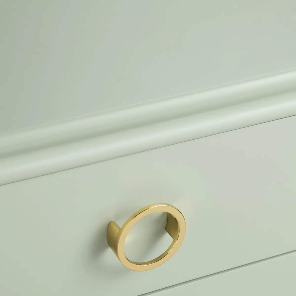 Rye Green Nightstands (2-Pack) Traditional, Transitional, antique-style handles, carved details
