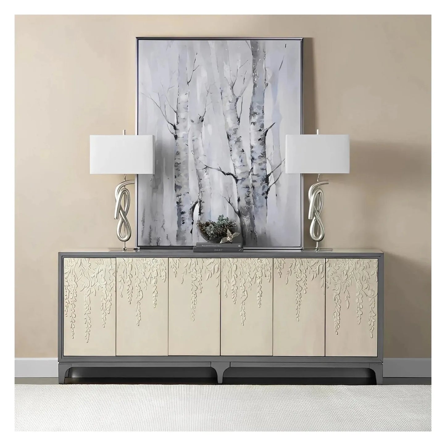 Westvale Run Six-door Sideboard, Buffet, or Credenza | 88 x 18 x 36 (in)