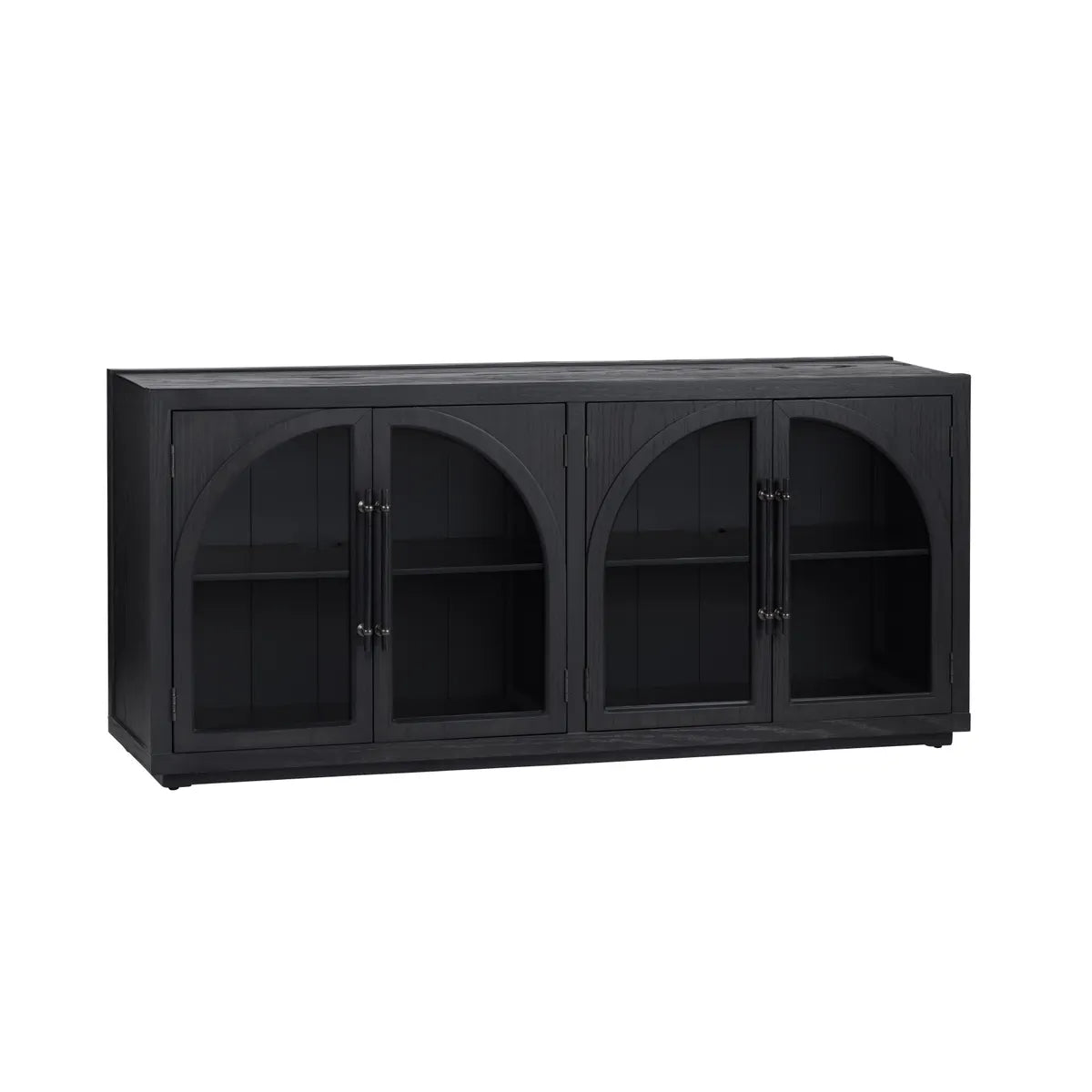Camberwell Four-Door Sideboard - Black - Contemporary, Transitional