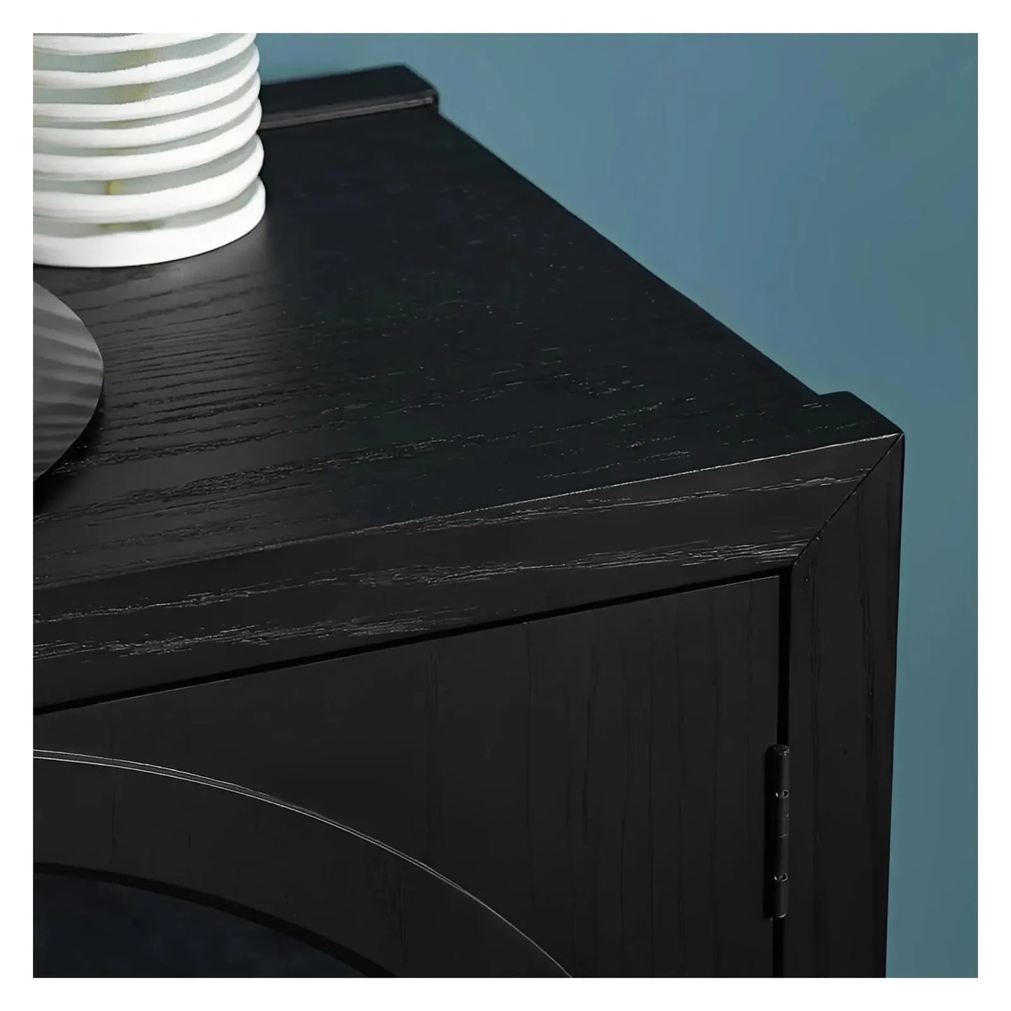 Camberwell Four-Door Sideboard - Black - Contemporary, Transitional