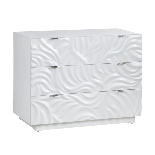 Saranac White Nightstands (2-Pack) Contemporary, durable construction, ample storage space