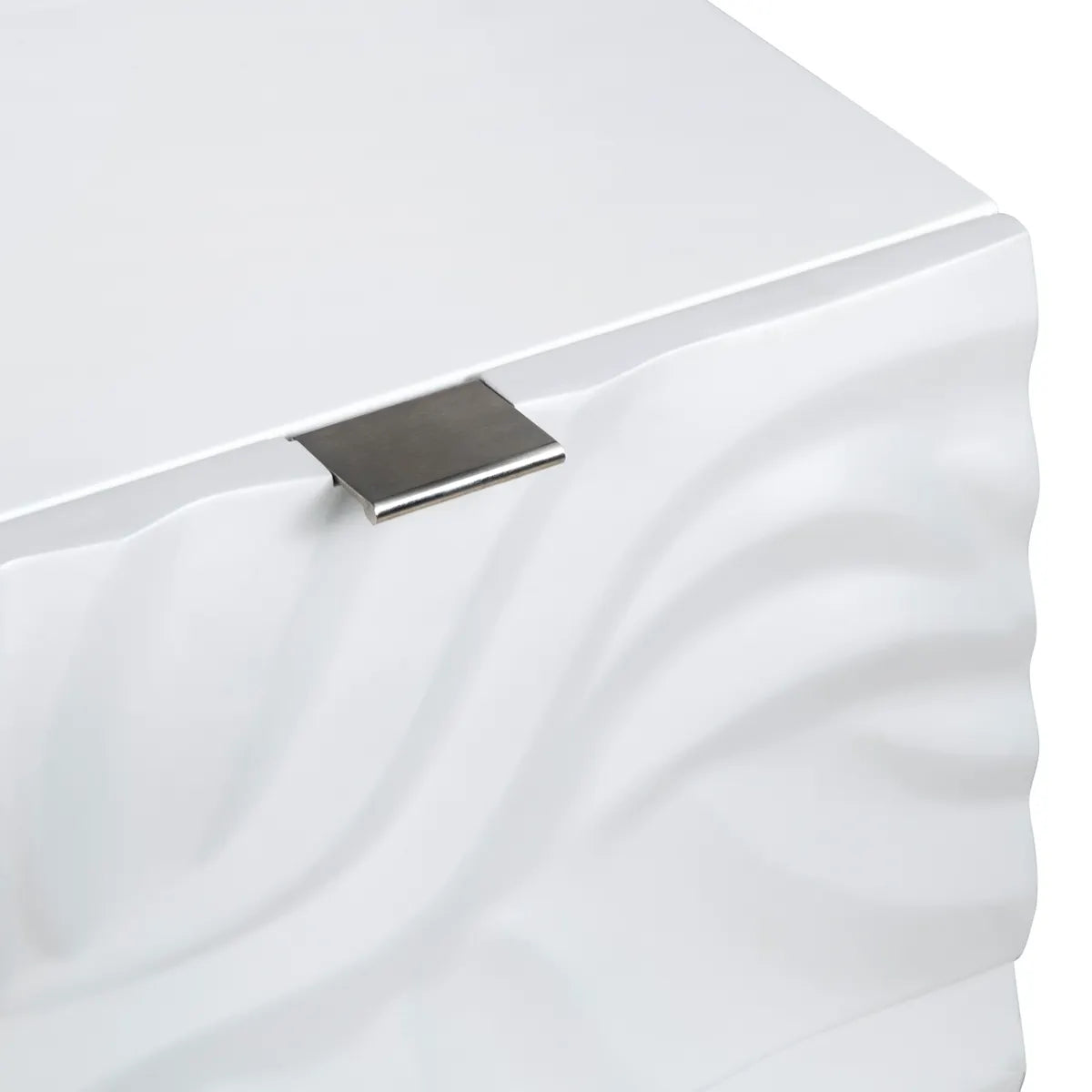 Saranac White Nightstands (2-Pack) Contemporary, durable construction, ample storage space