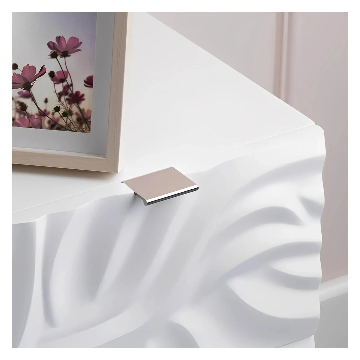 Saranac White Nightstands (2-Pack) Contemporary, durable construction, ample storage space