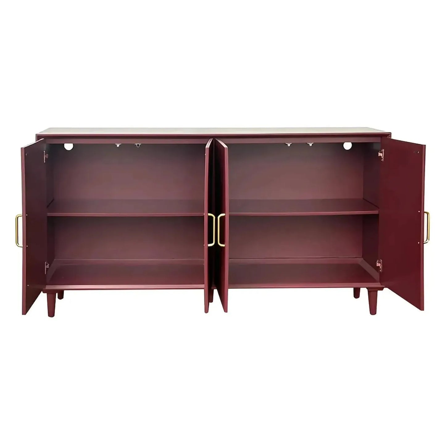 Foxgrove Four-Door Sideboard (Merlot) - Red - Contemporary