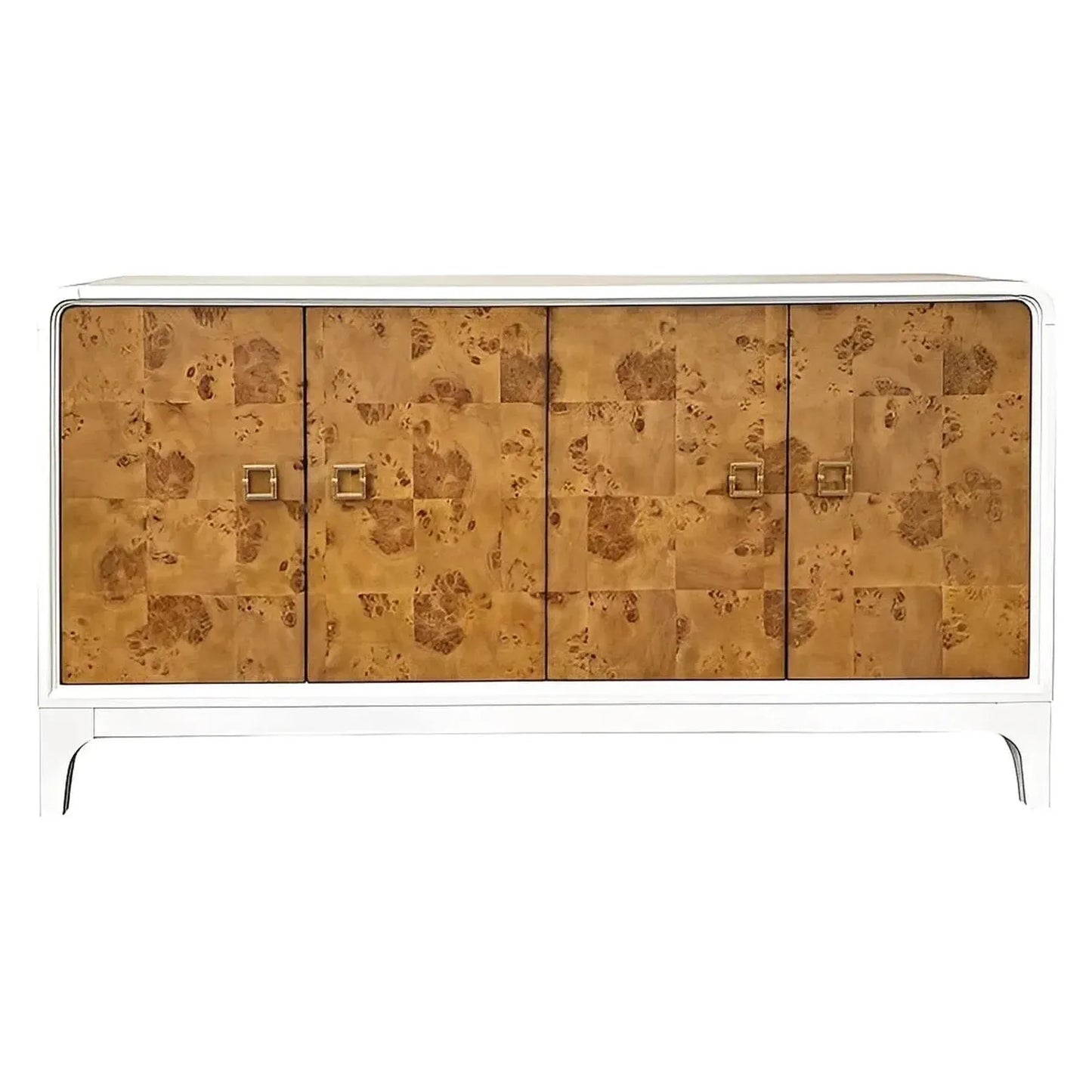 Hollingsworth Four-Door Sideboard - White - Contemporary
