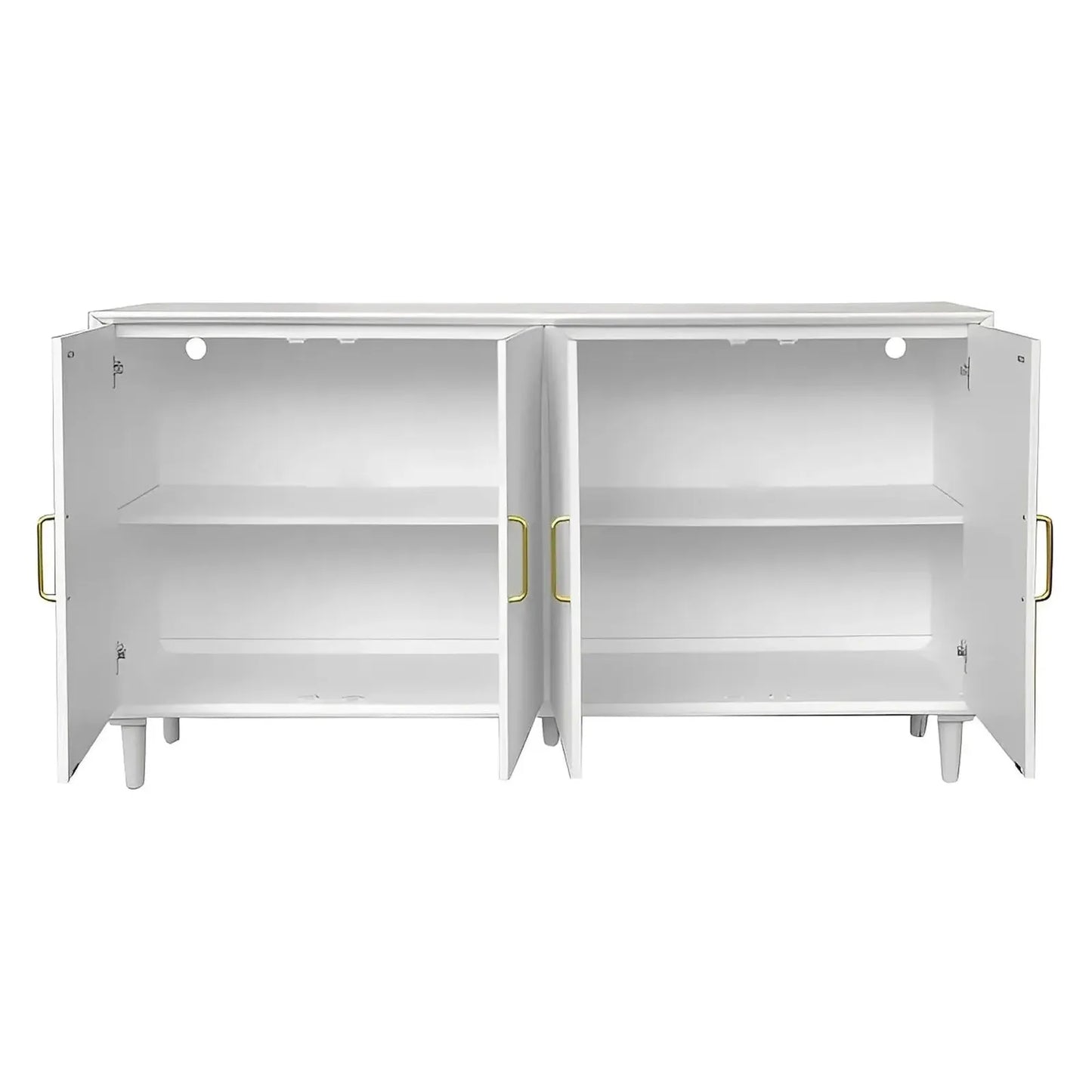 Mapleglen Four-Door Sideboard (White) - White - Contemporary
