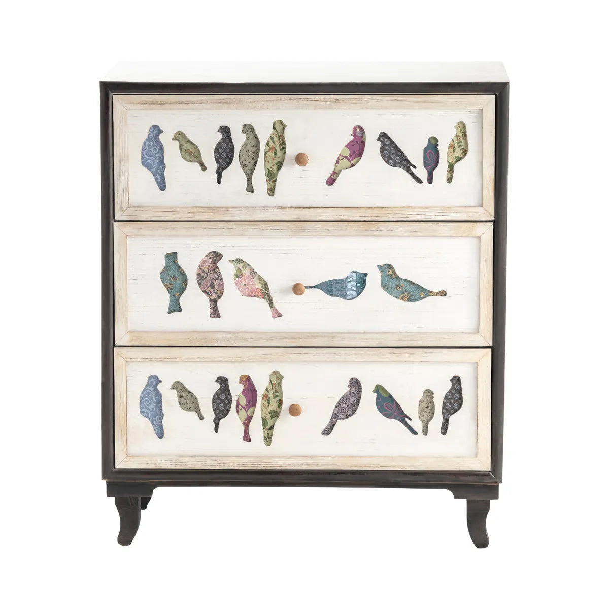 Woodstock Painted White Nightstands (2-Pack), Wood, Rustic, solid wood craftsmanship, distressed wood texture