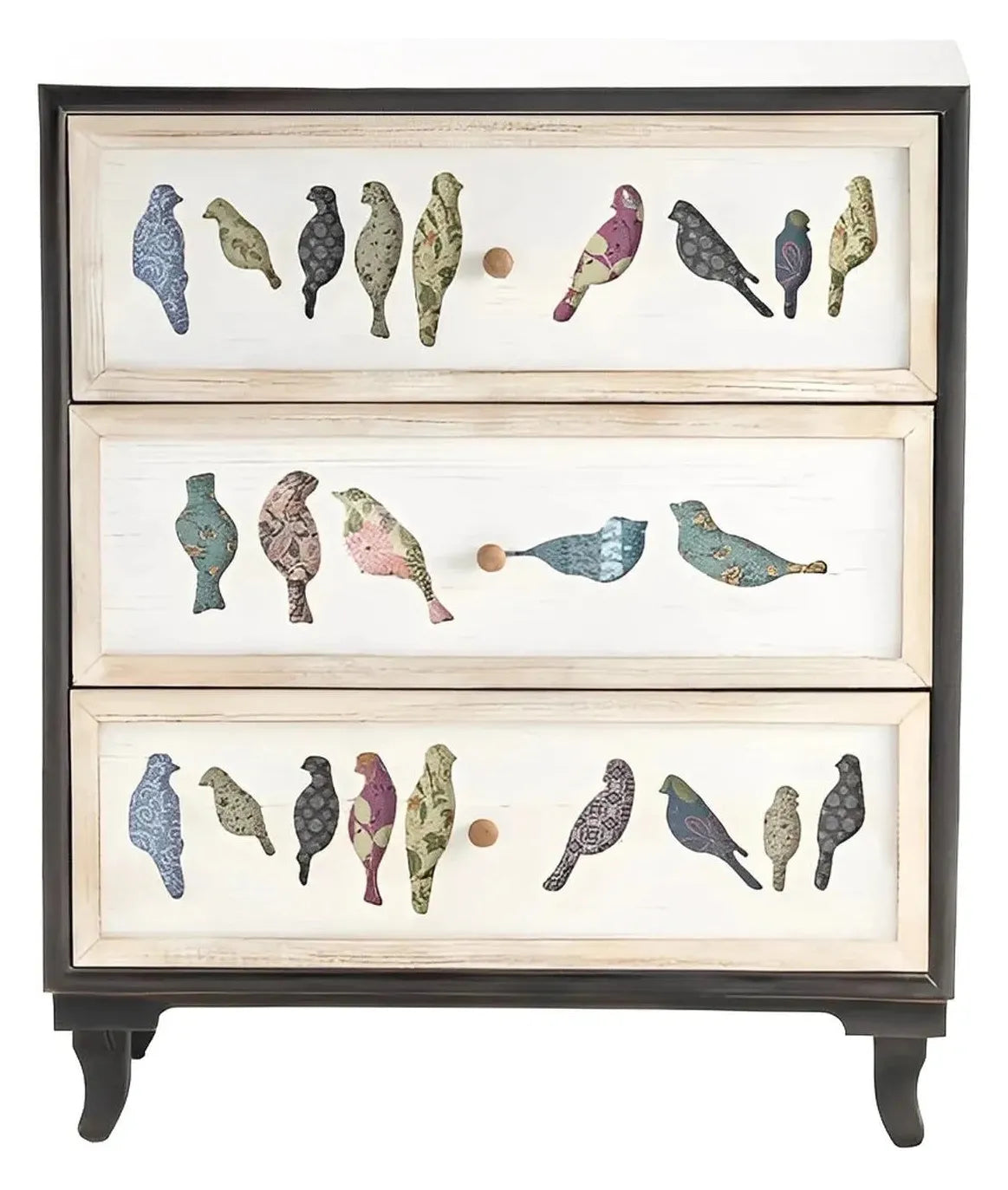 Woodstock Painted White Nightstands (2-Pack), Wood, Rustic, solid wood craftsmanship, distressed wood texture