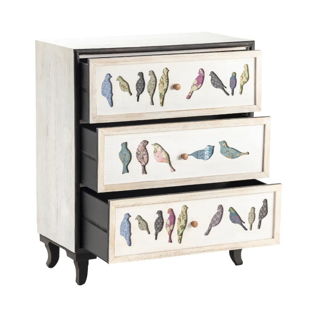 Woodstock Painted White Nightstands (2-Pack), Wood, Rustic, solid wood craftsmanship, distressed wood texture
