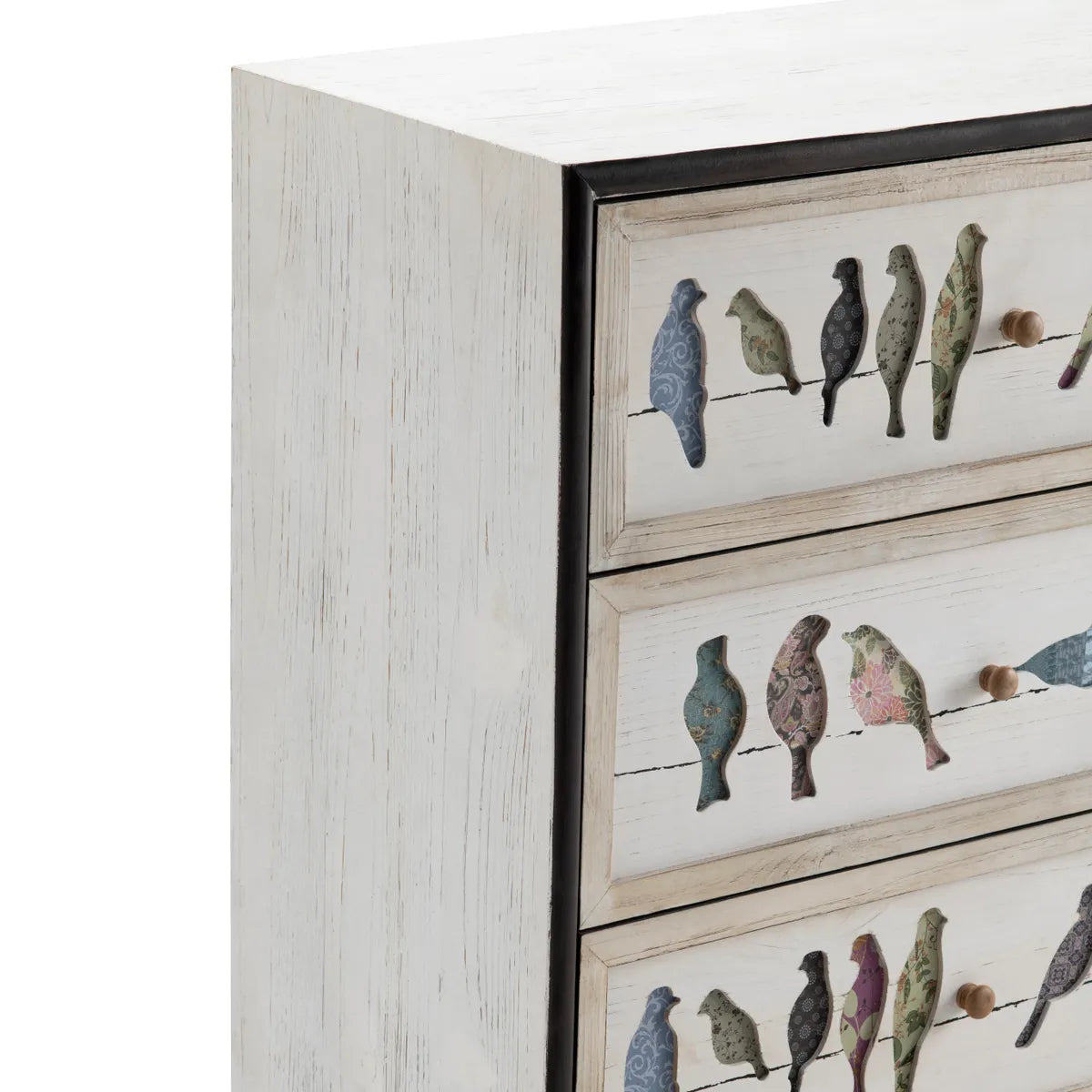 Woodstock Painted White Nightstands (2-Pack), Wood, Rustic, solid wood craftsmanship, distressed wood texture