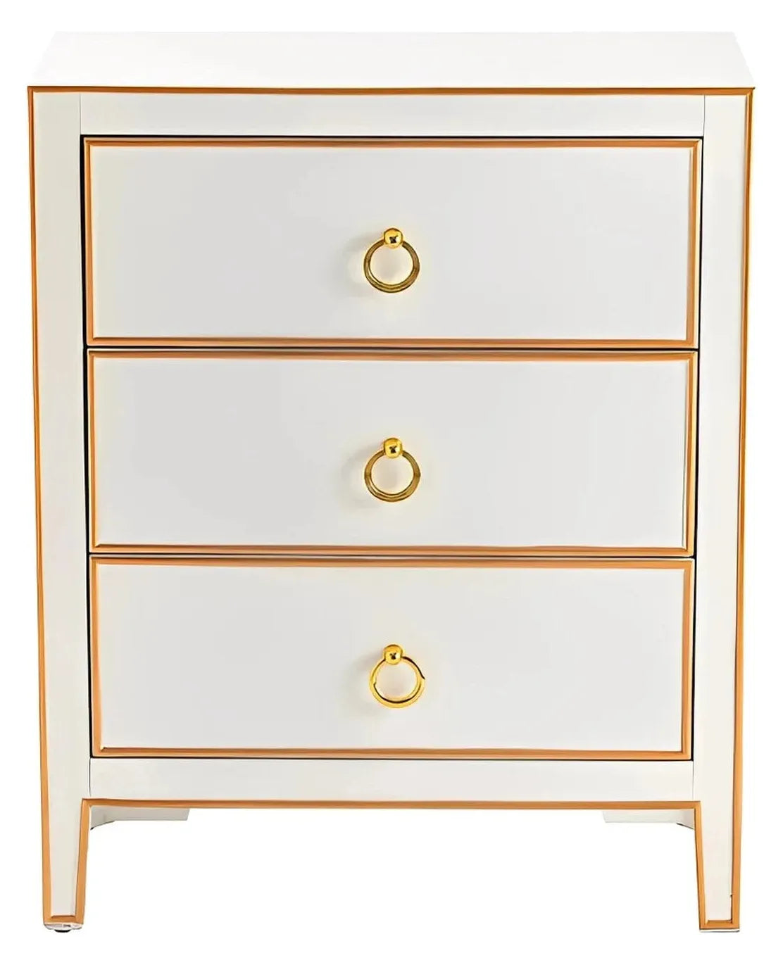 Marblehead Painted White Nightstands (2-Pack), Mdf, Wood, Contemporary, Transitional, tapered legs, solid wood crafts