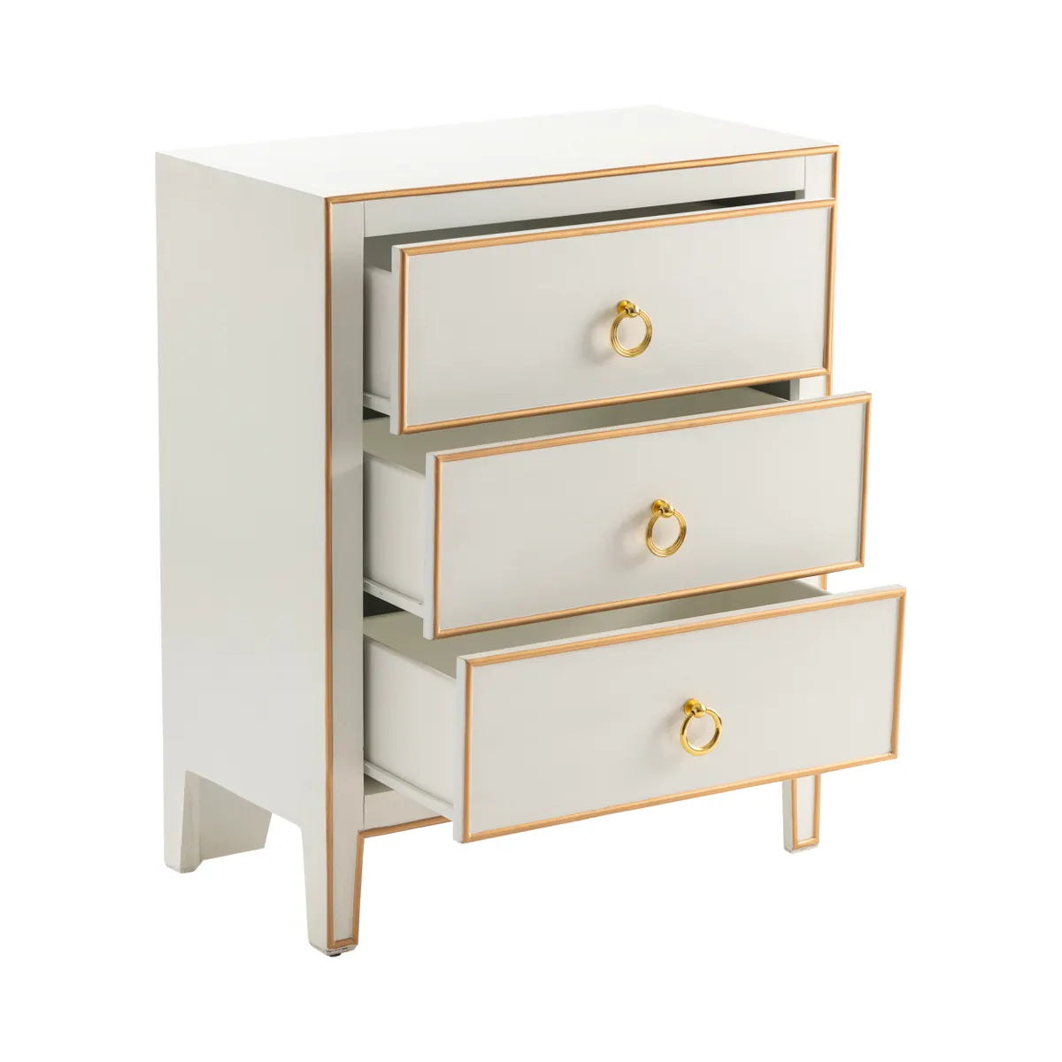 Marblehead Painted White Nightstands (2-Pack), Mdf, Wood, Contemporary, Transitional, tapered legs, solid wood crafts