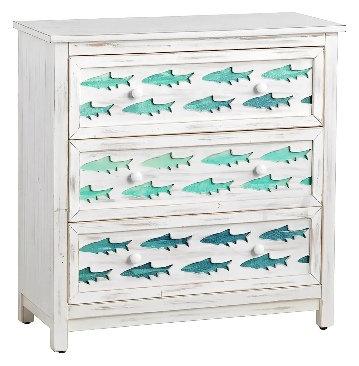 Chatham Painted White Nightstands (2-Pack), Wood, Coastal, solid wood craftsmanship, durable construction