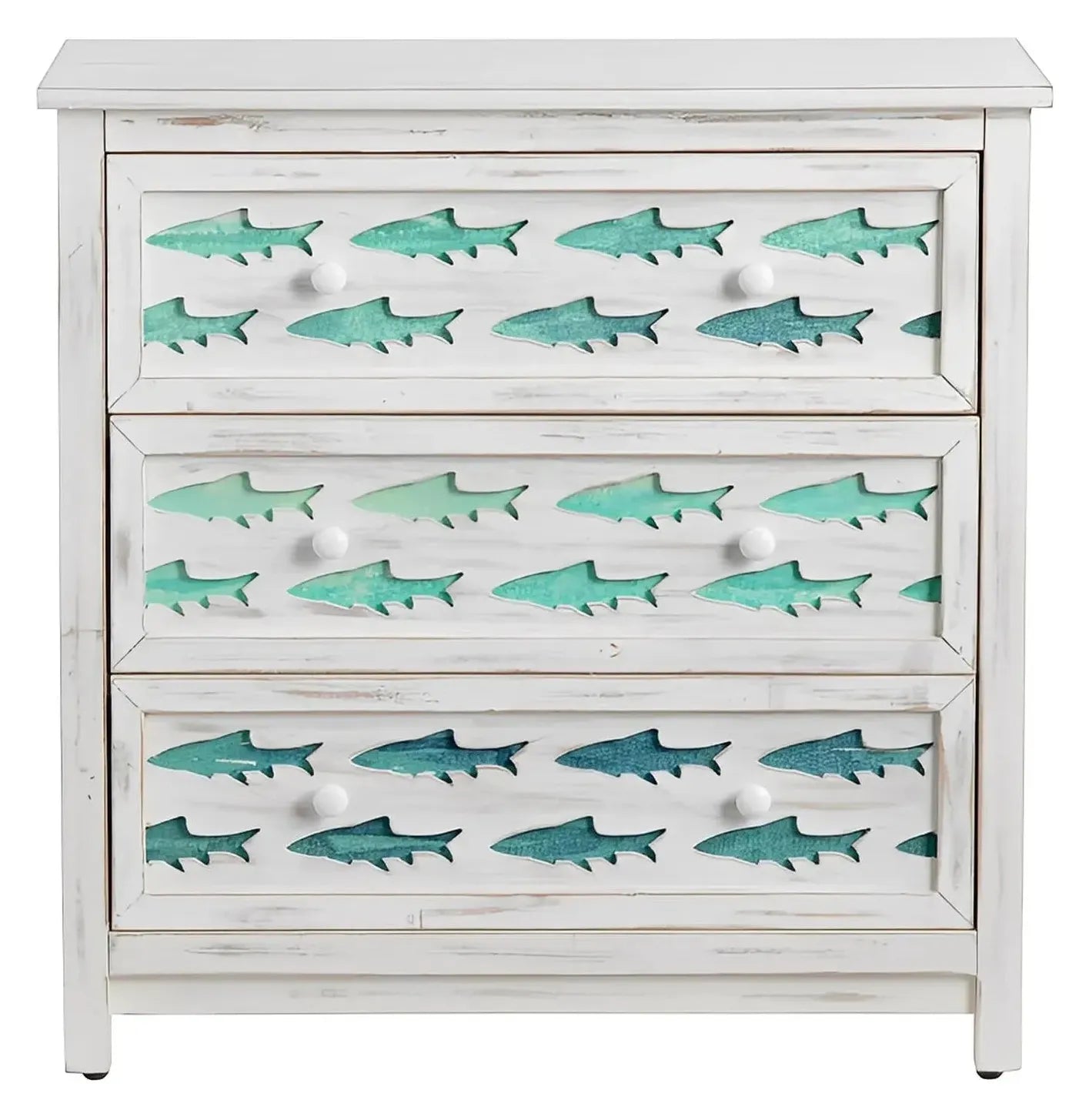 Chatham Painted White Nightstands (2-Pack), Wood, Coastal, solid wood craftsmanship, durable construction