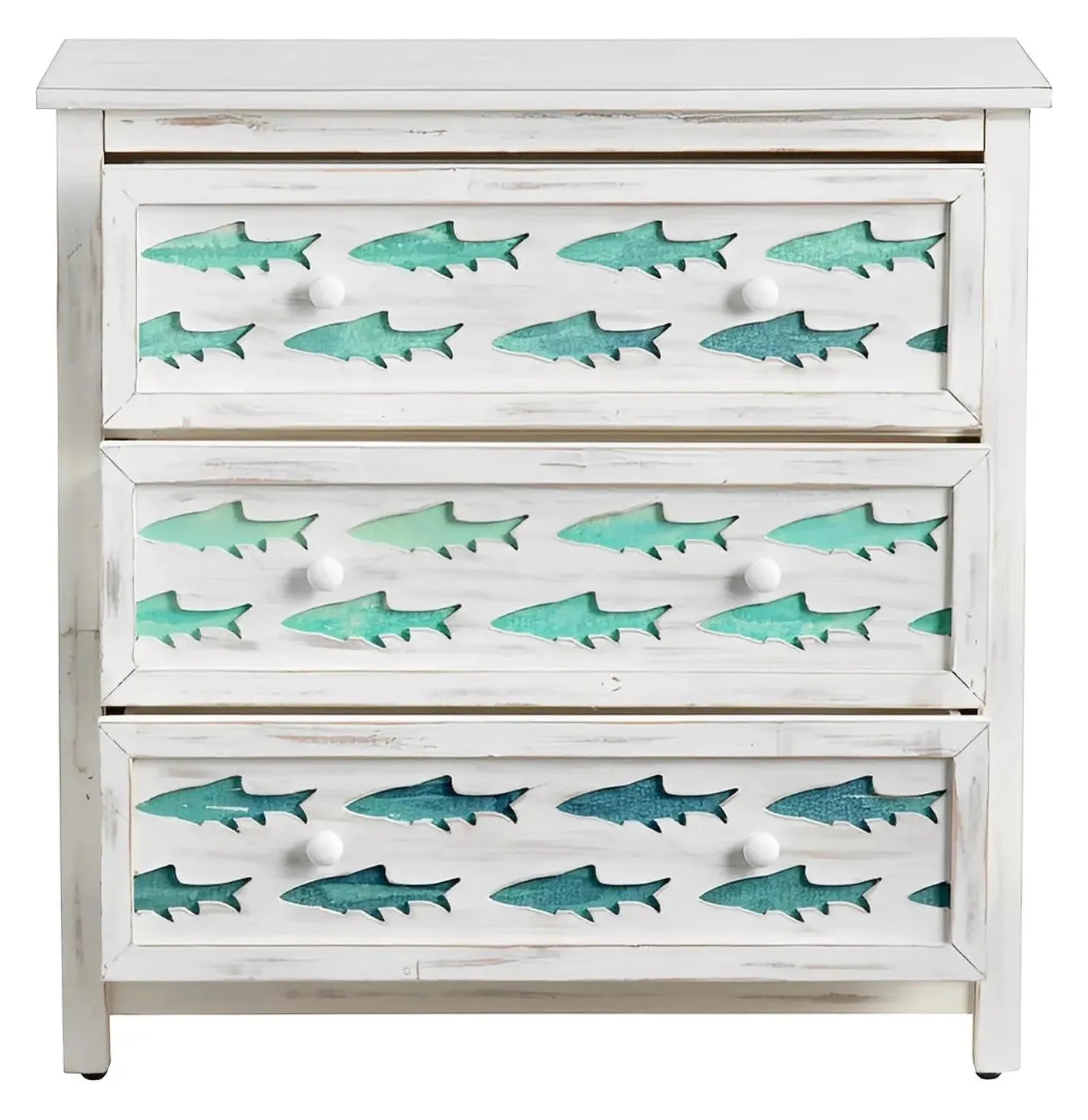 Chatham Painted White Nightstands (2-Pack), Wood, Coastal, solid wood craftsmanship, durable construction