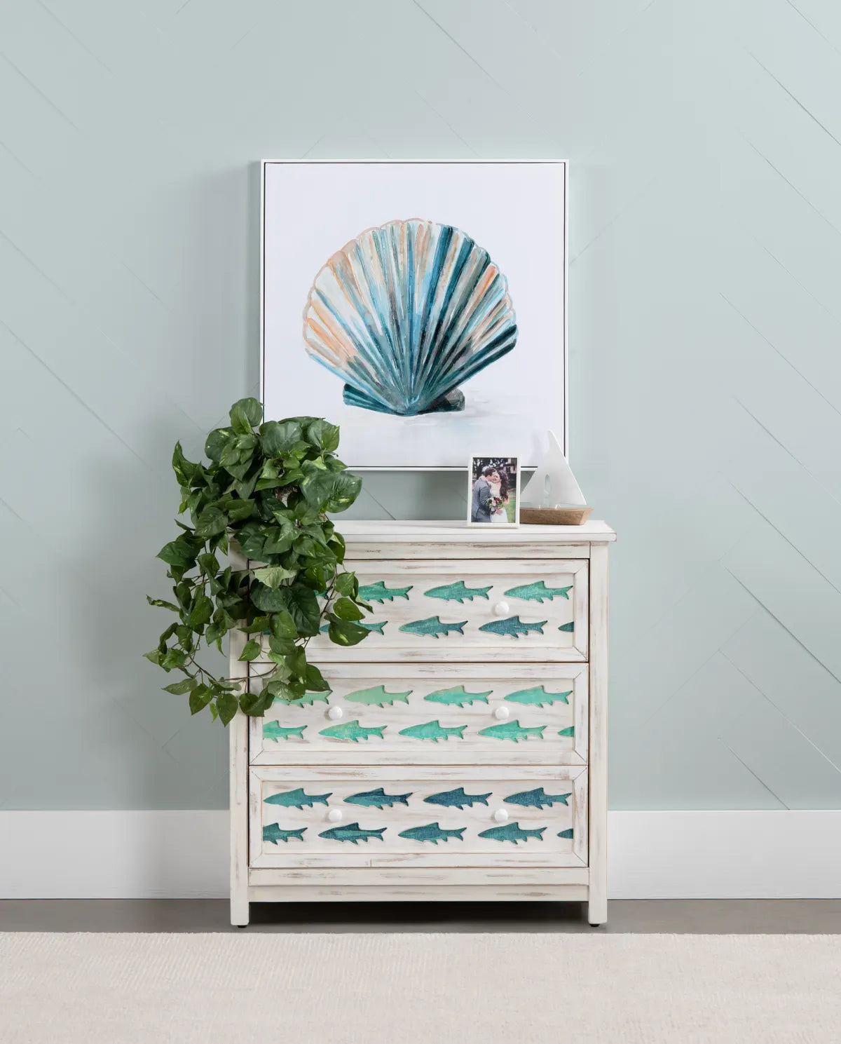 Chatham Painted White Nightstands (2-Pack), Wood, Coastal, solid wood craftsmanship, durable construction
