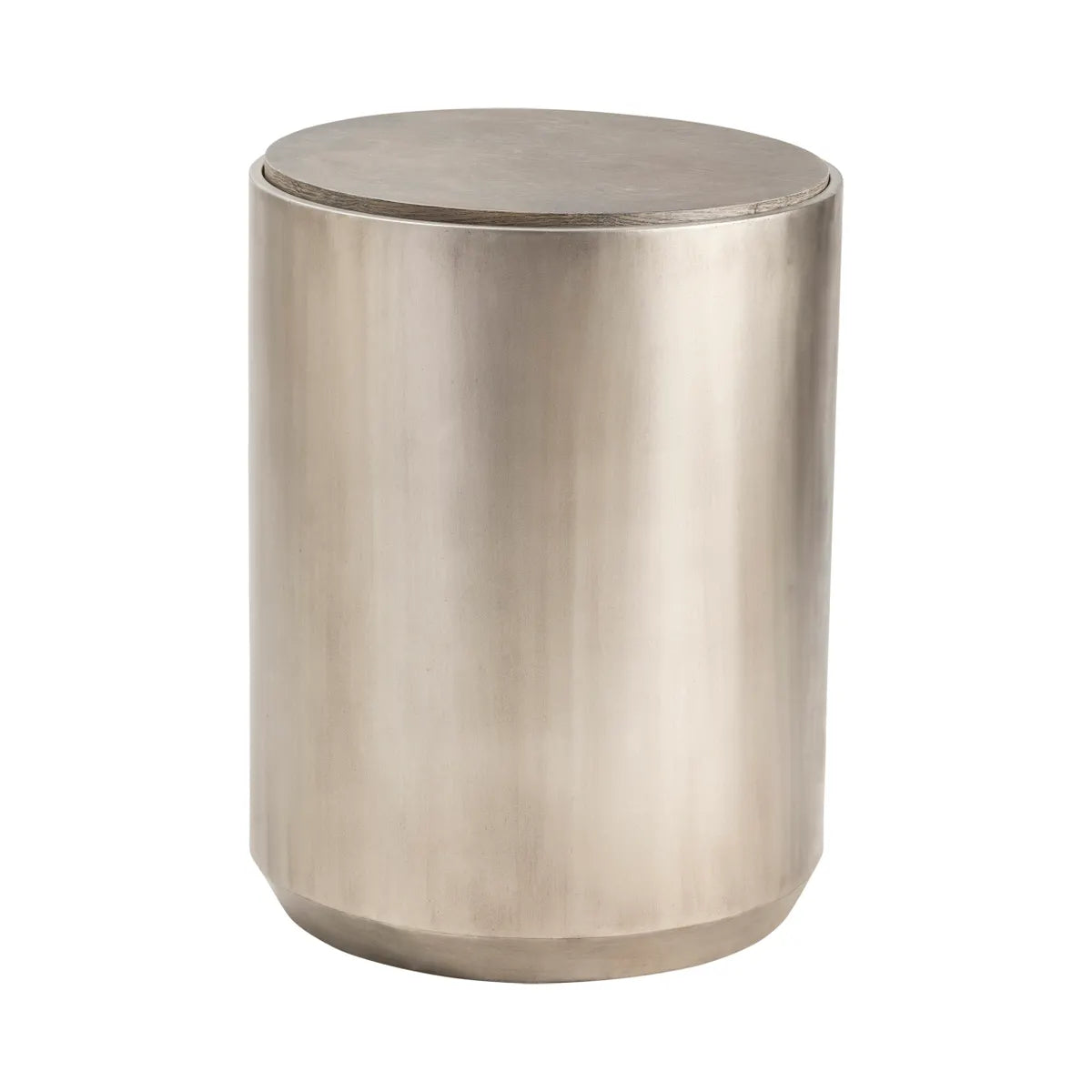 Prestwick End Table (Set of 2) - Round - Solid Wood - Metal Frame