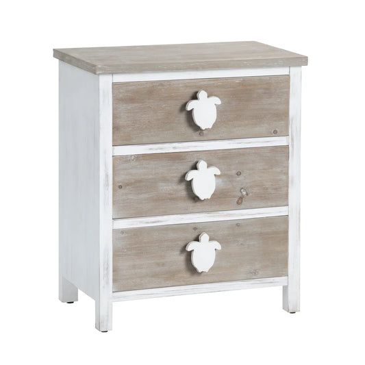 Peterborough White Nightstands (2-Pack) Coastal, durable construction, ample storage space