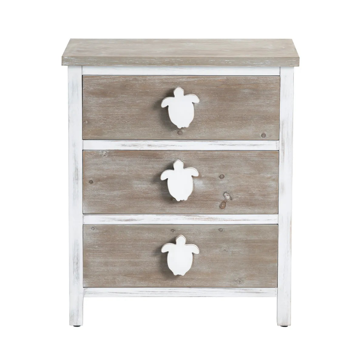 Peterborough White Nightstands (2-Pack) Coastal, durable construction, ample storage space