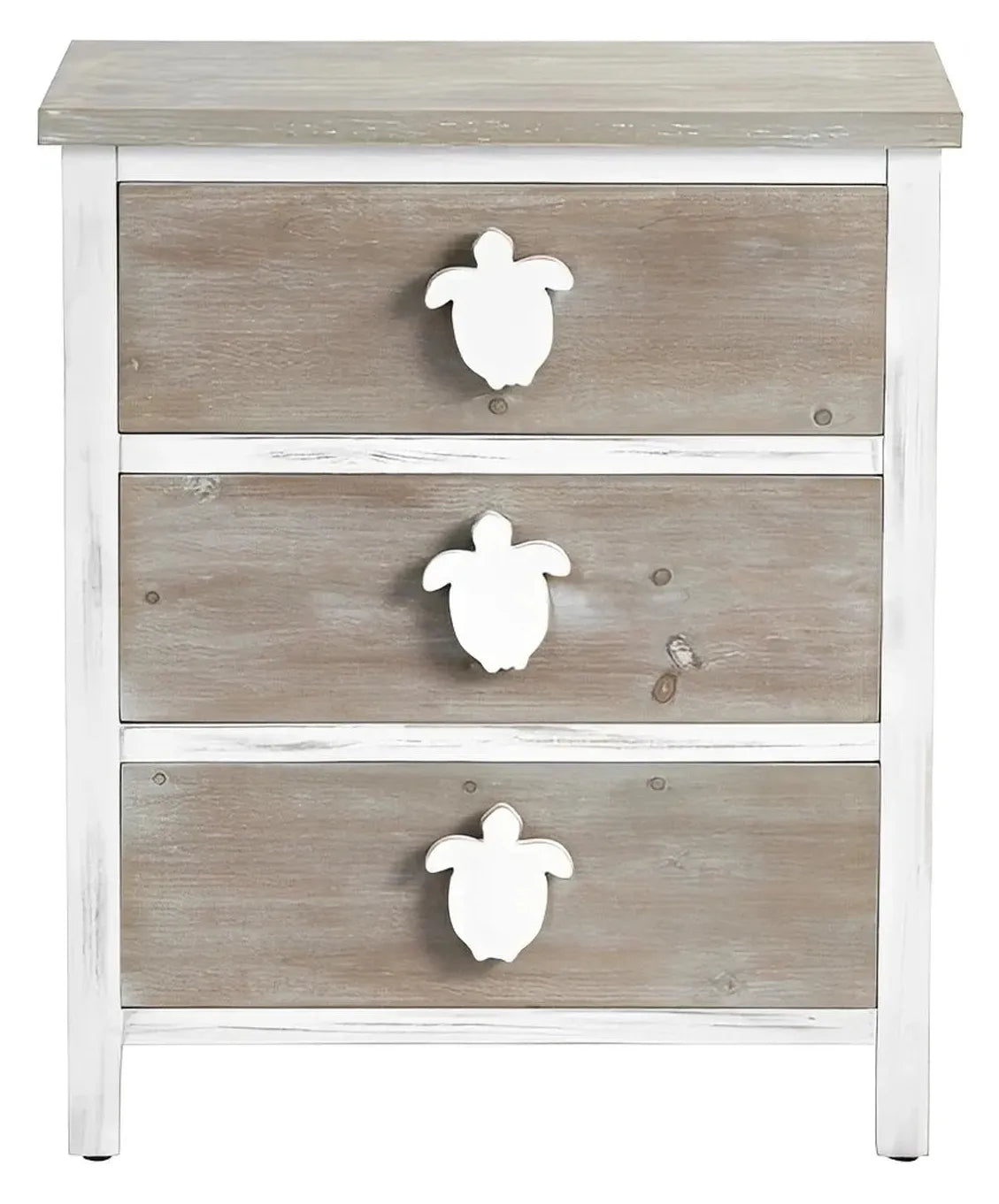 Peterborough White Nightstands (2-Pack) Coastal, durable construction, ample storage space
