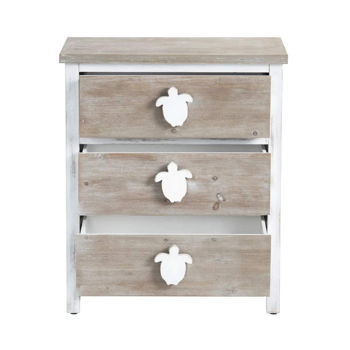 Peterborough White Nightstands (2-Pack) Coastal, durable construction, ample storage space