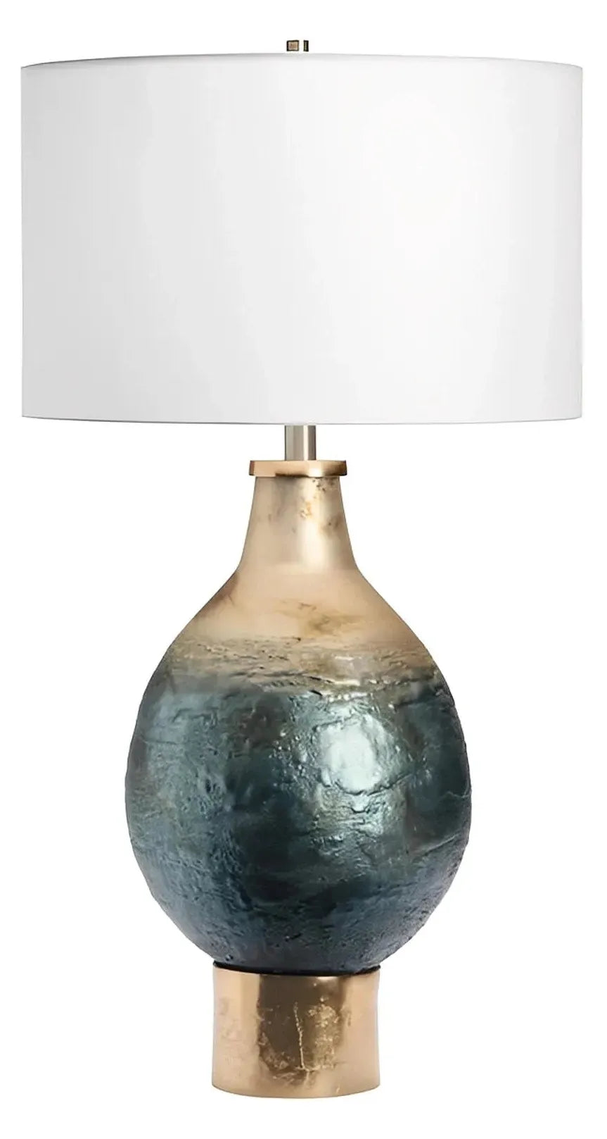 Pavo of Brookhaven Table Lamps (2-Pack), Blue, Transitional