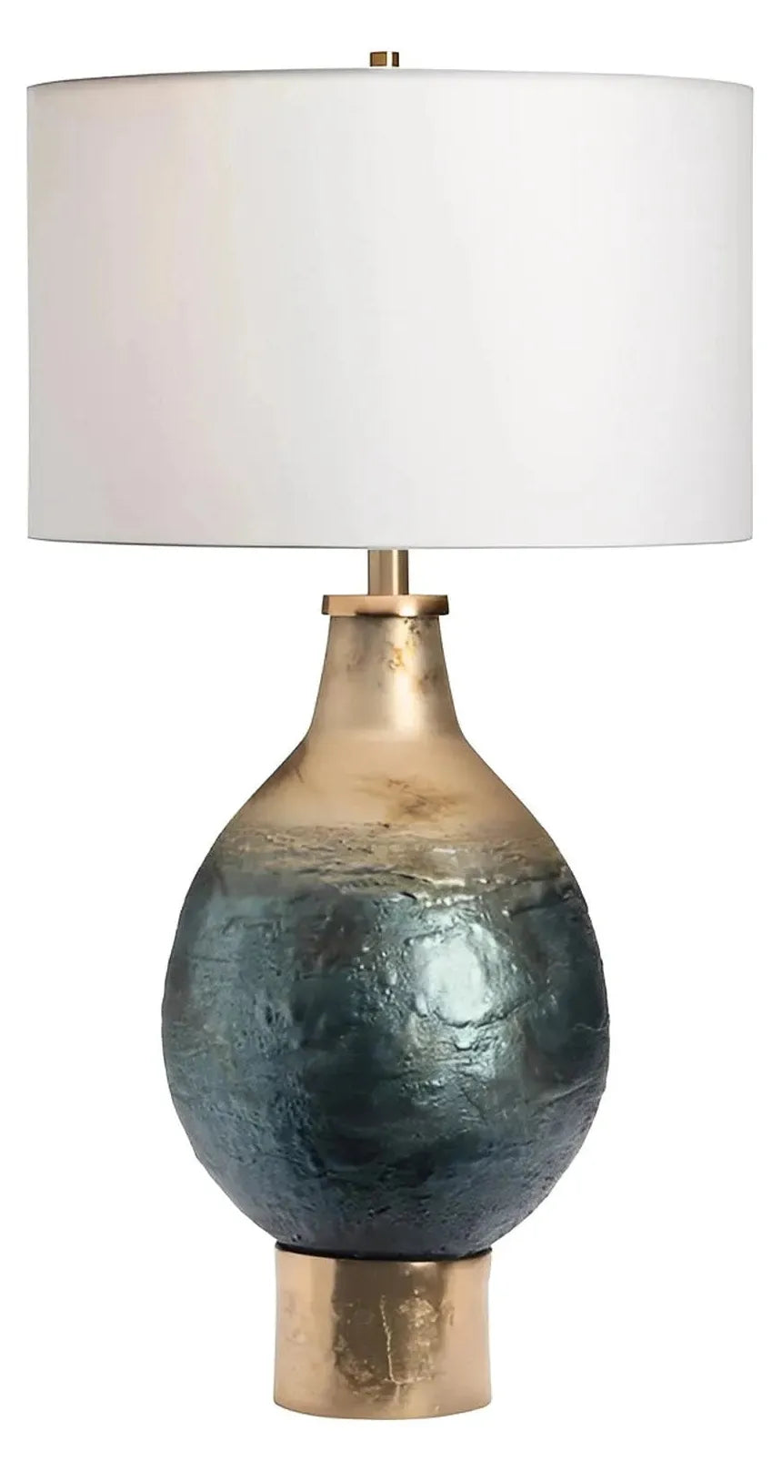 Pavo of Brookhaven Table Lamps (2-Pack), Blue, Transitional