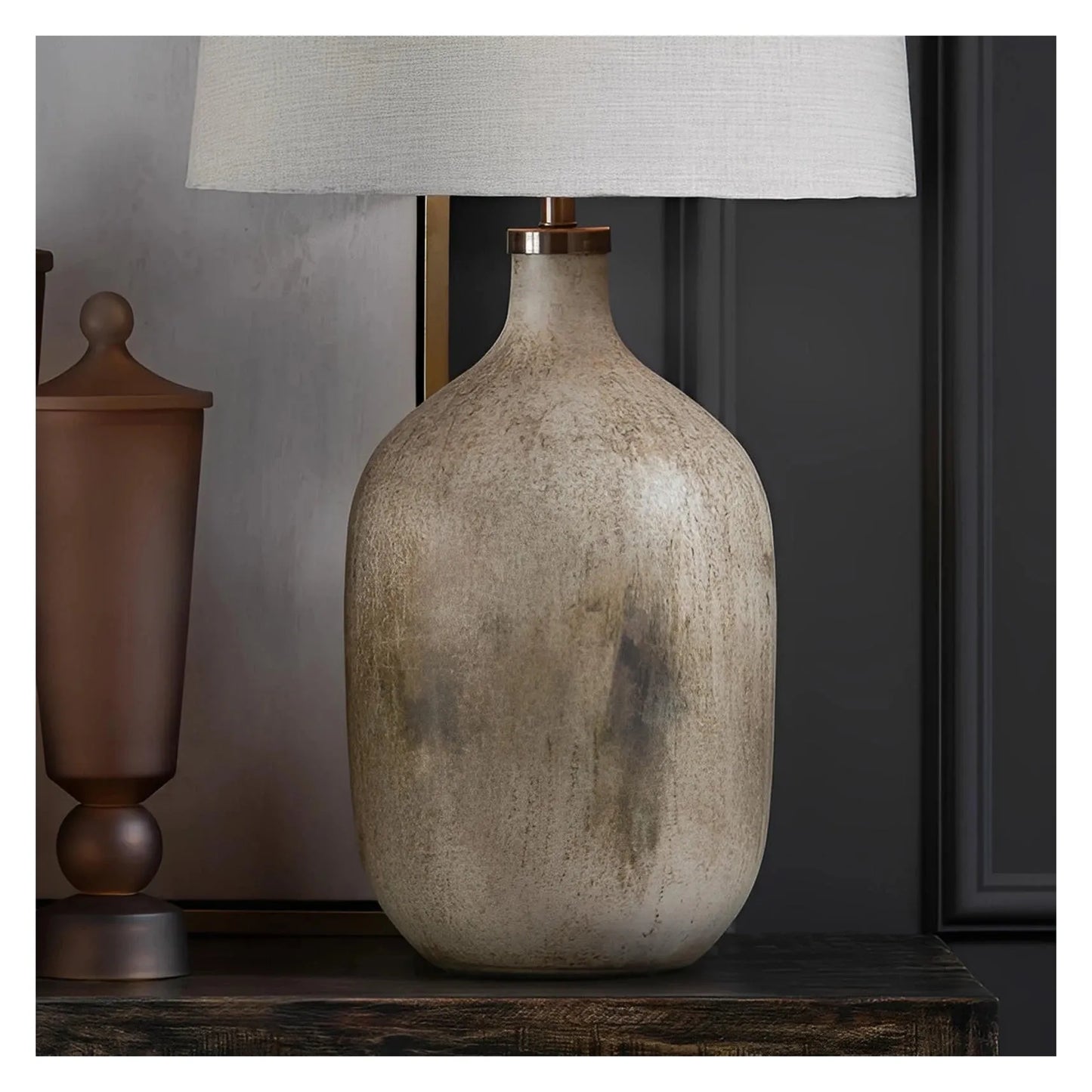 Zubeneschamali of Montpelier Table Lamps (2-Pack), Natural, Rustic