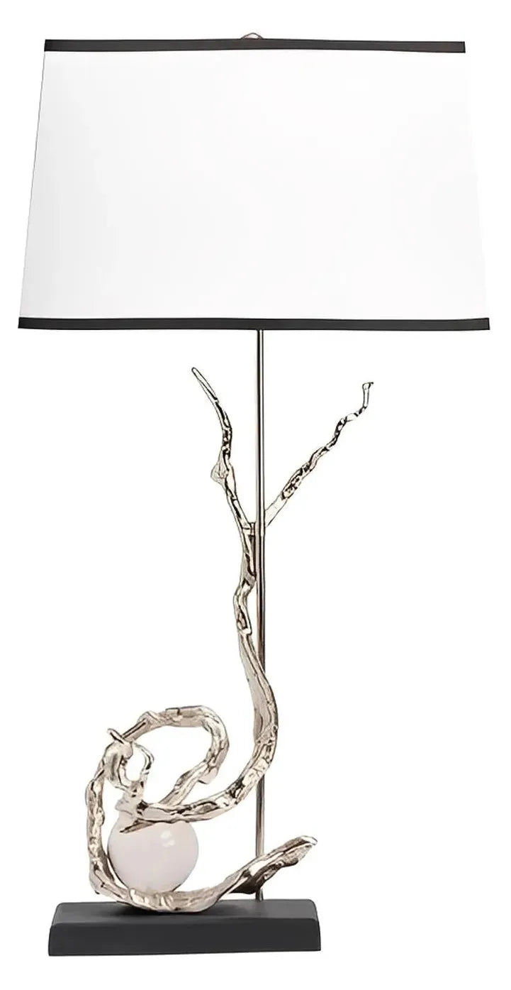 Spica of Pinehurst Table Lamps (2-Pack), Silver, Contemporary