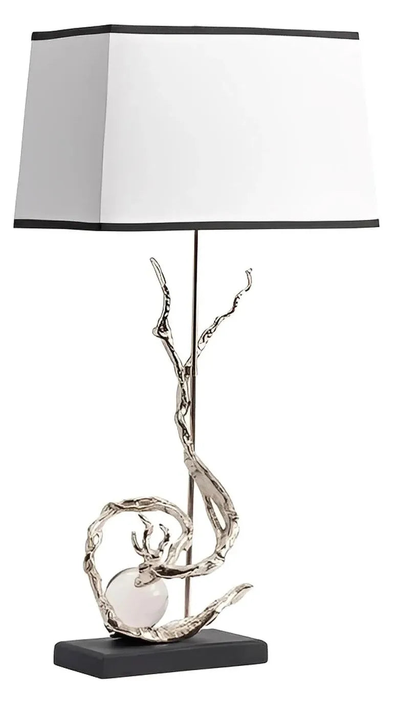 Spica of Pinehurst Table Lamps (2-Pack), Silver, Contemporary