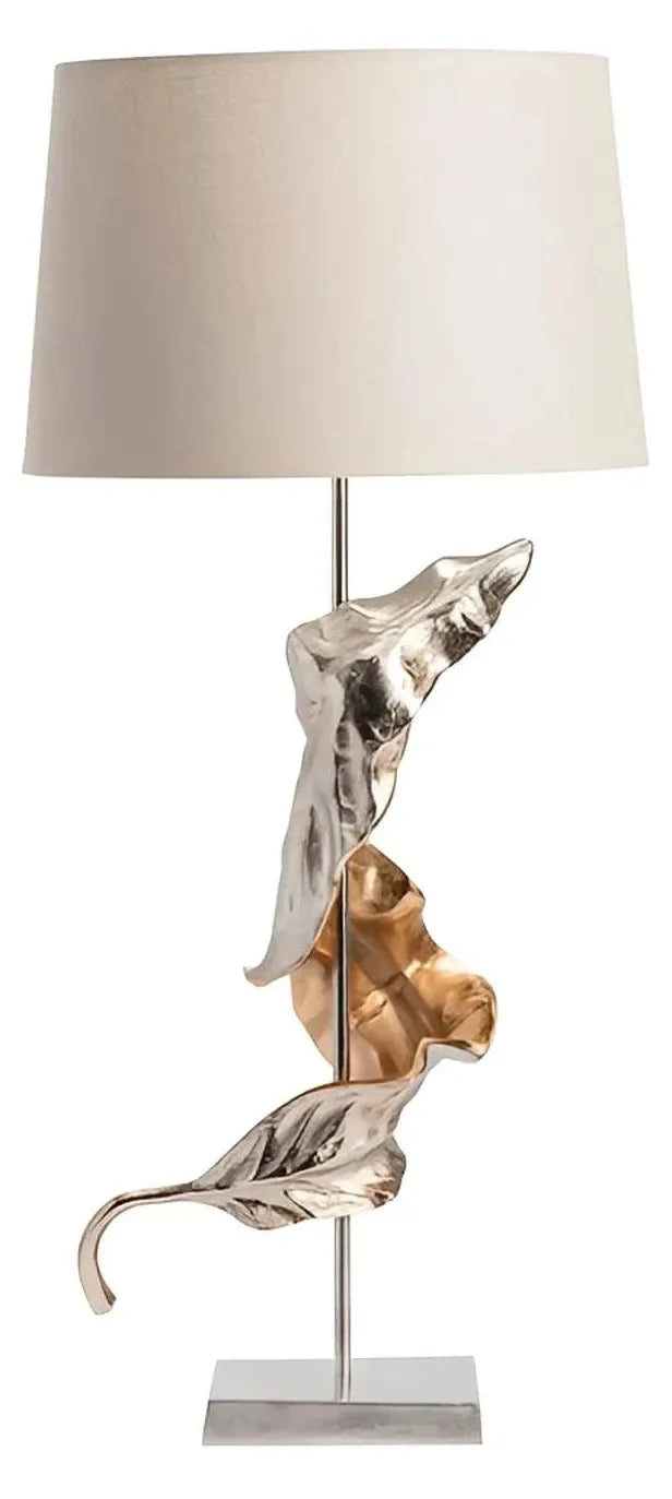 Nihal of Salem Table Lamps (2-Pack), Silver, Contemporary