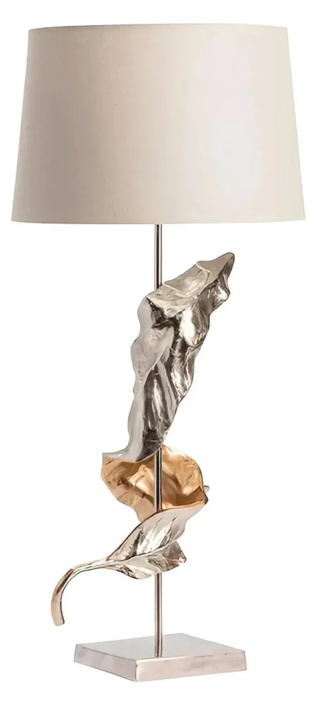 Nihal of Salem Table Lamps (2-Pack), Silver, Contemporary