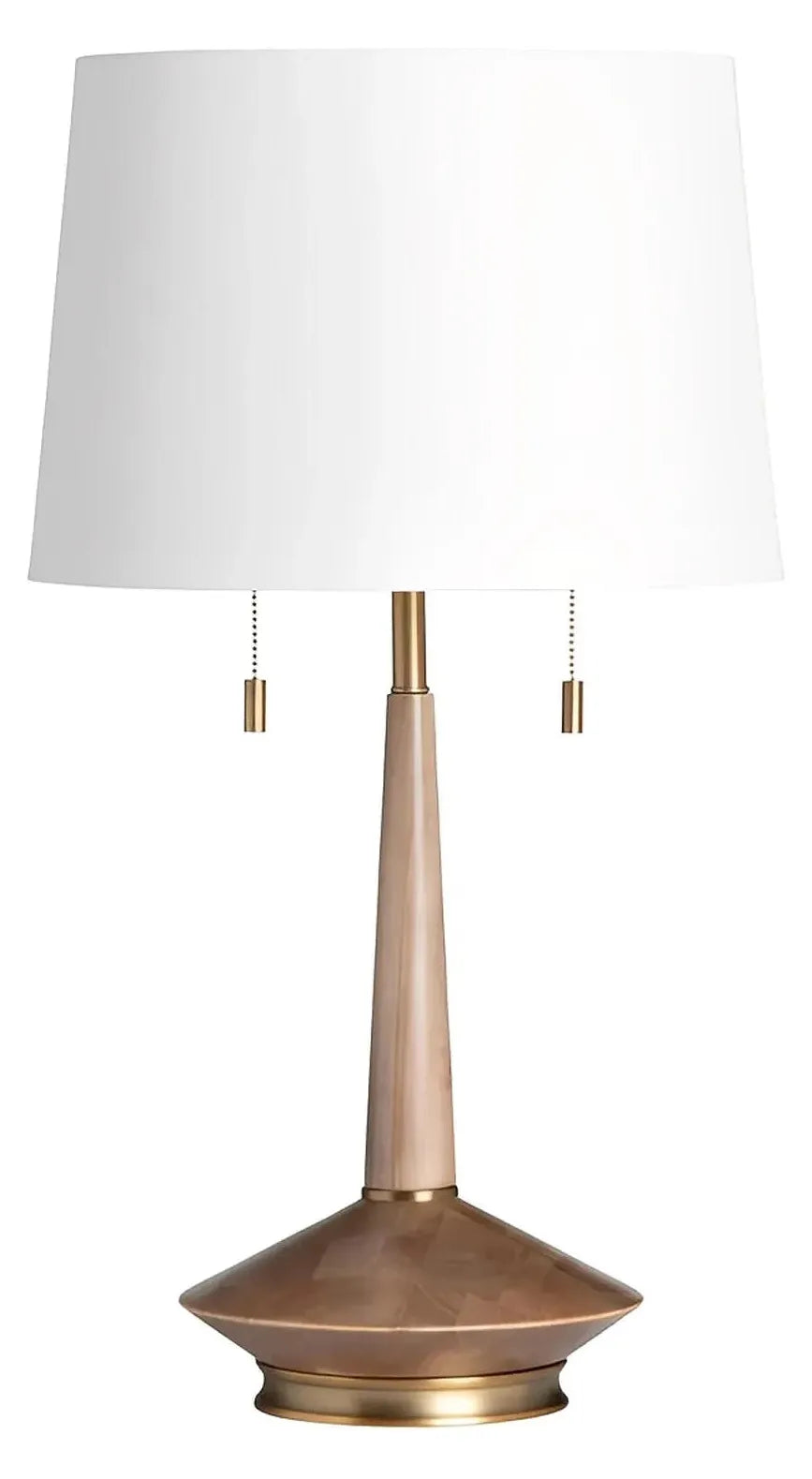 Antares of Newport Table Lamps (2-Pack), Brown, Transitional